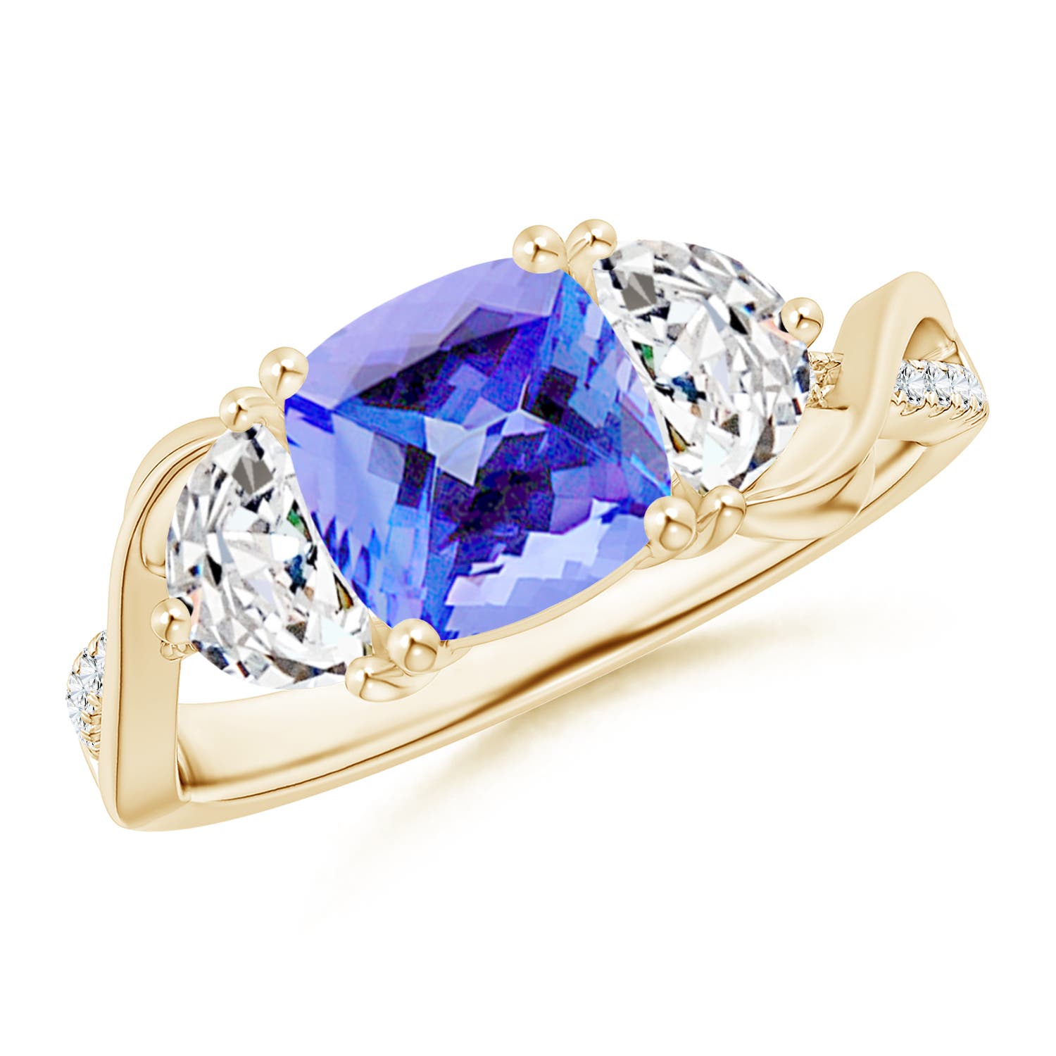 AA - Tanzanite / 1.88 CT / 14 KT Yellow Gold