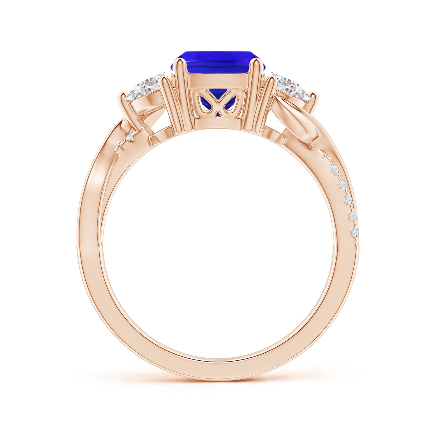 AAA - Tanzanite / 1.88 CT / 14 KT Rose Gold