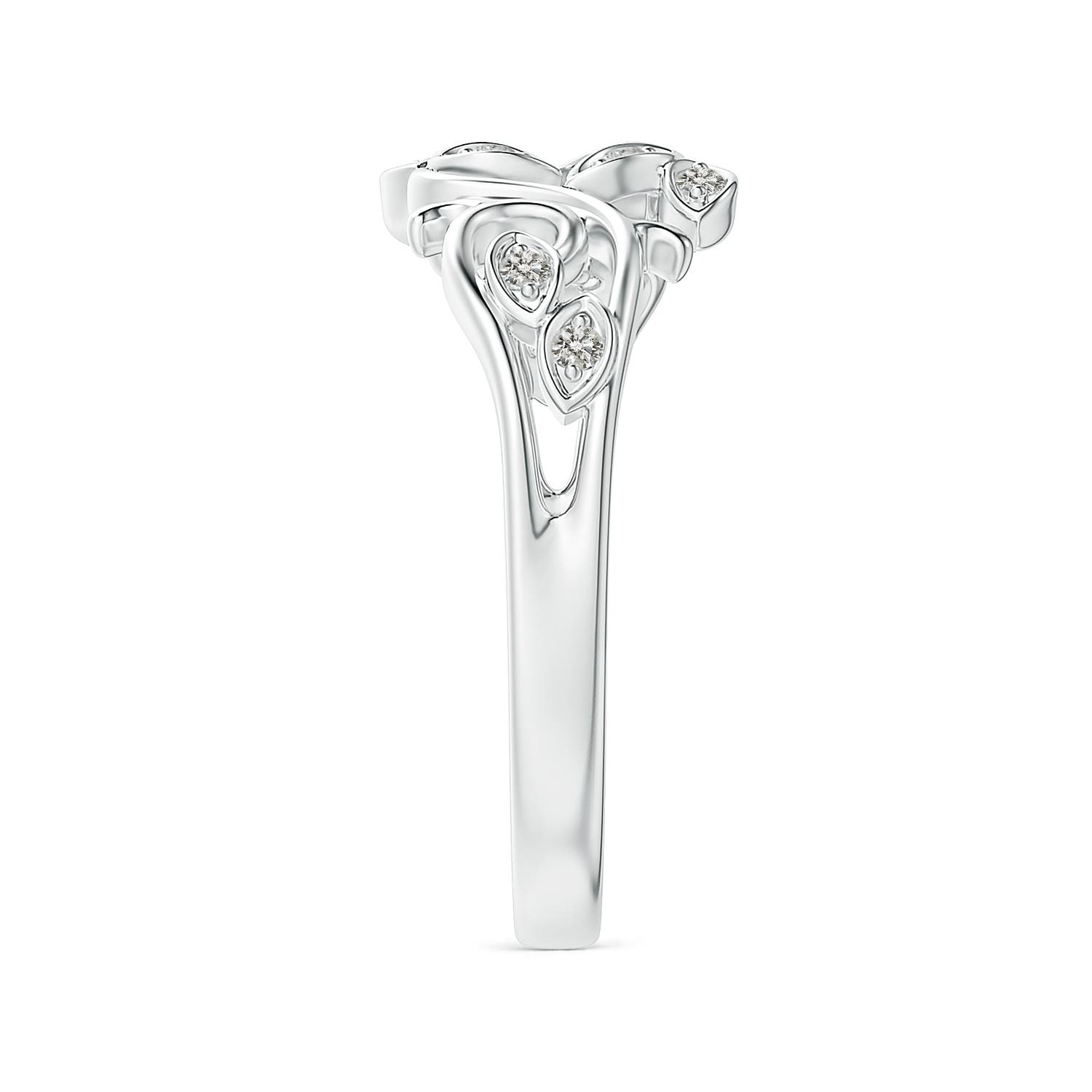 K, I3 / 0.1 CT / 14 KT White Gold