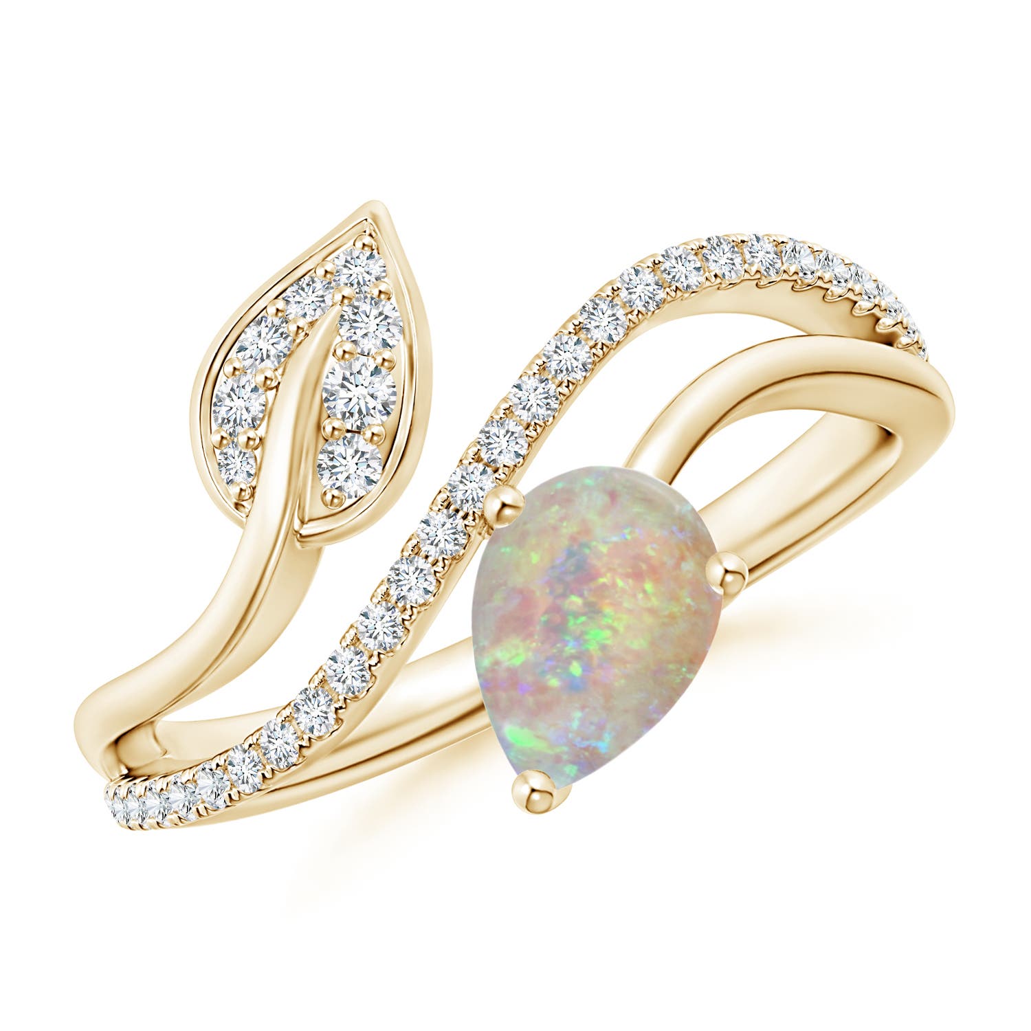 AAAA - Opal / 0.64 CT / 14 KT Yellow Gold