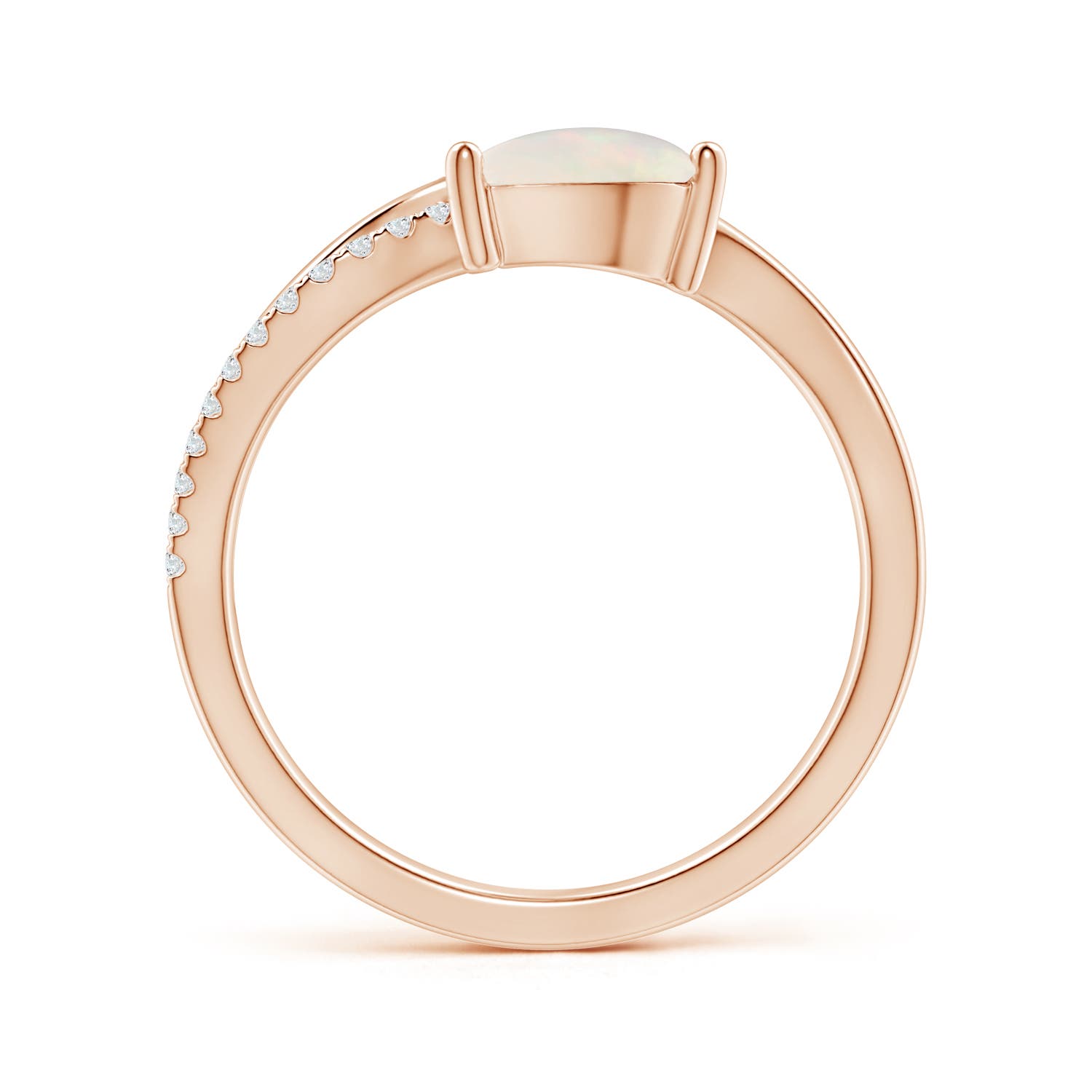 A - Opal / 0.95 CT / 14 KT Rose Gold