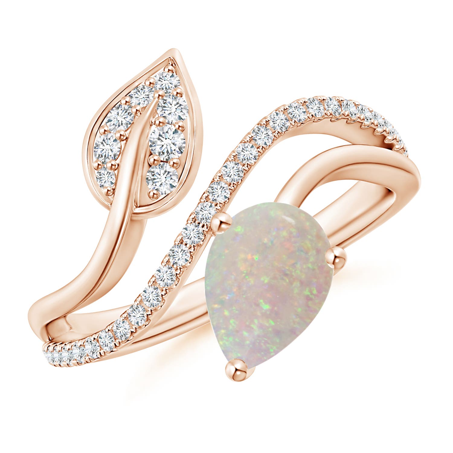 AA - Opal / 0.95 CT / 14 KT Rose Gold