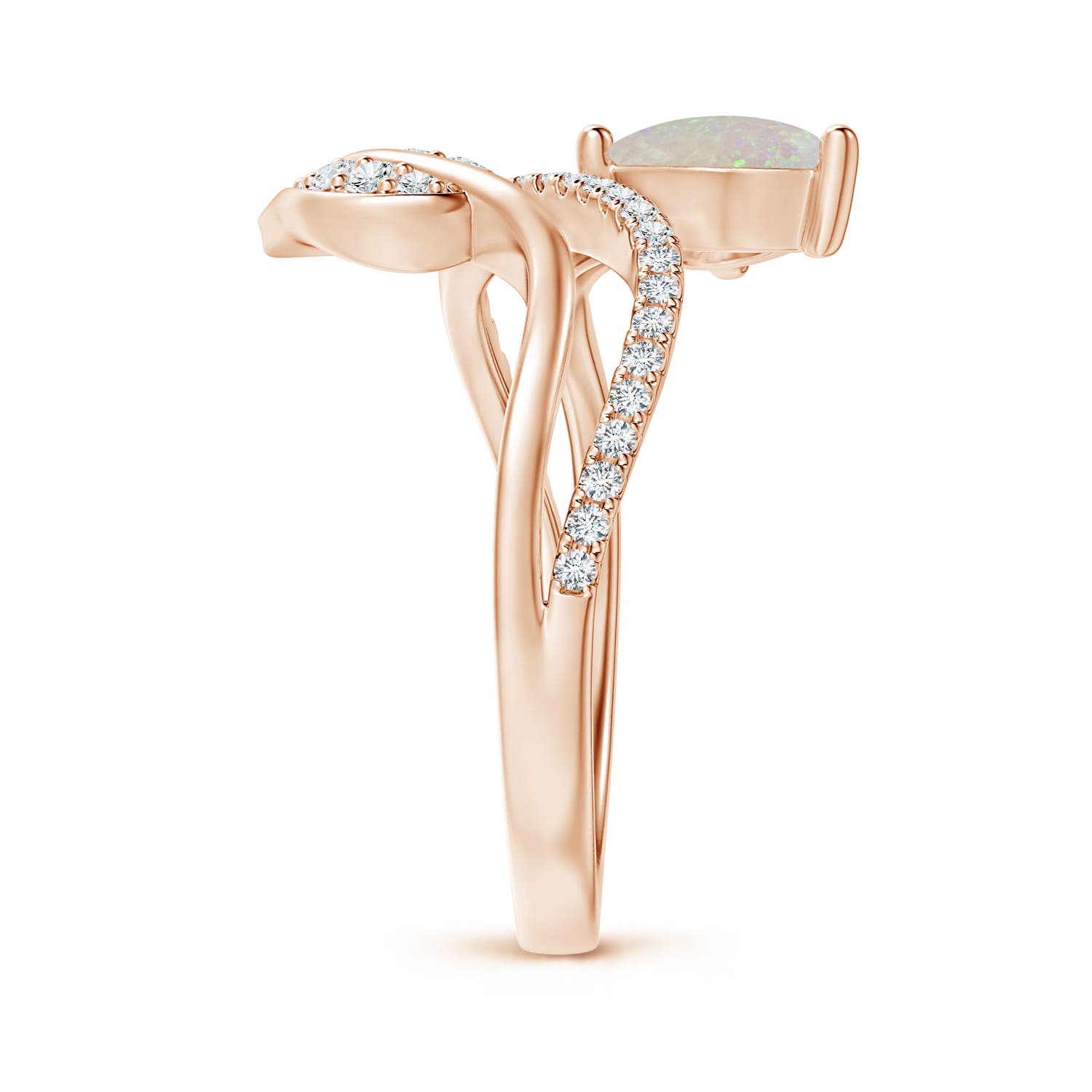 AA - Opal / 0.95 CT / 14 KT Rose Gold