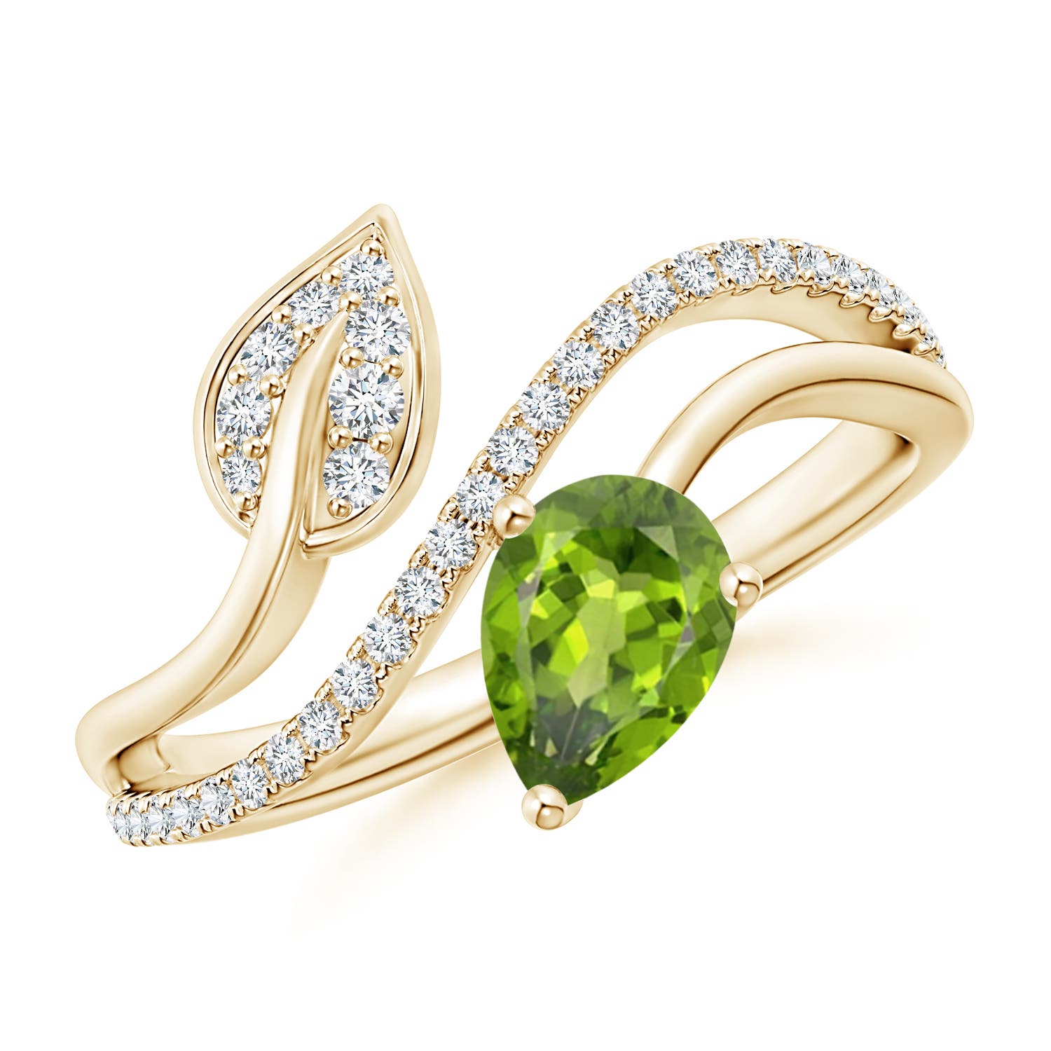 AAA - Peridot / 0.92 CT / 14 KT Yellow Gold