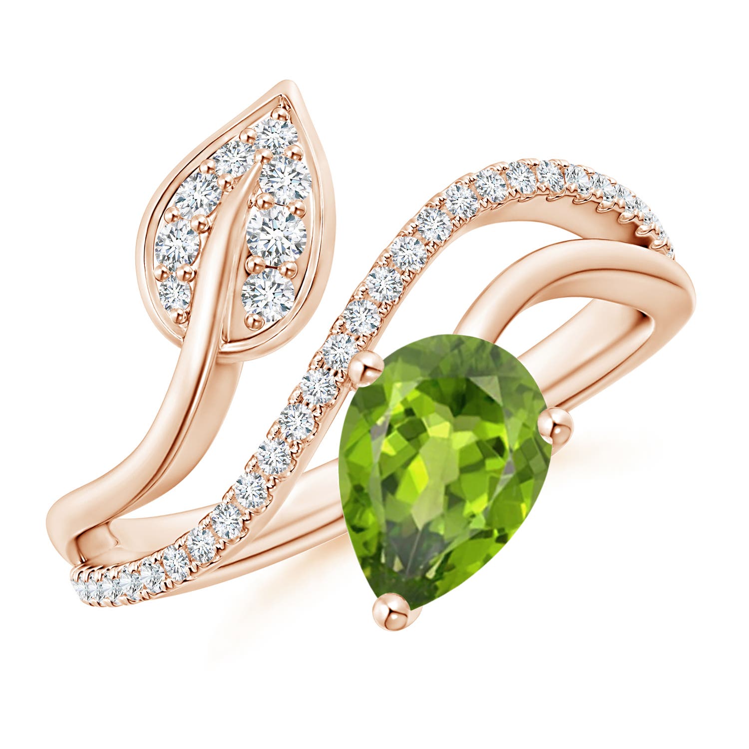 AAA - Peridot / 1.35 CT / 14 KT Rose Gold