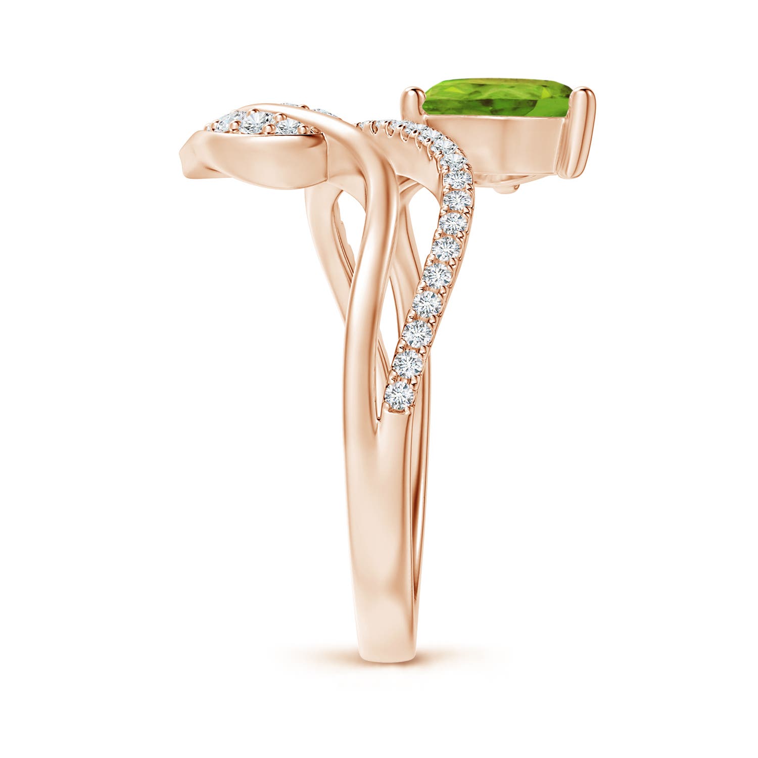 AAA - Peridot / 1.35 CT / 14 KT Rose Gold