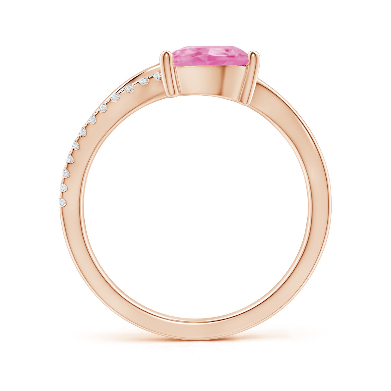 A - Pink Sapphire / 1.5 CT / 14 KT Rose Gold