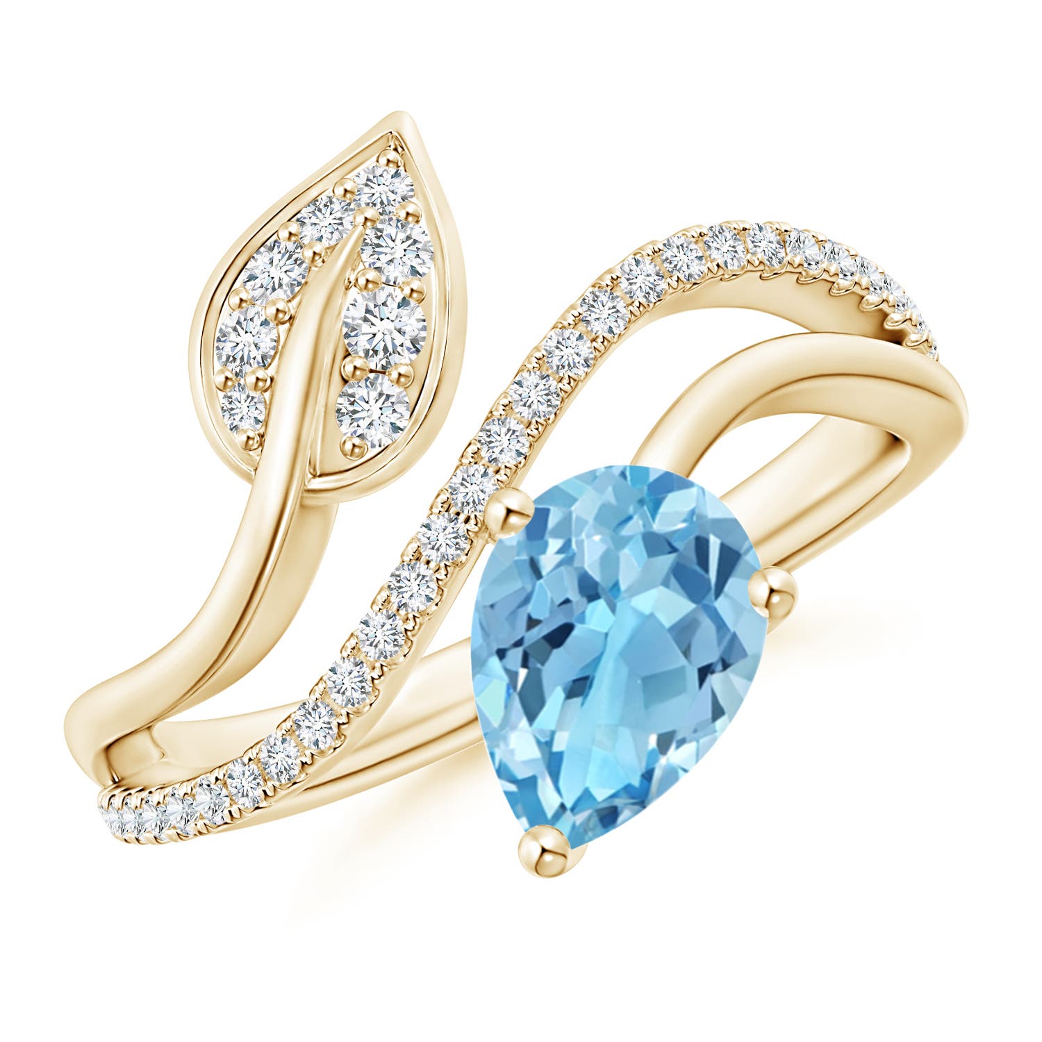 A - Swiss Blue Topaz / 1.8 CT / 14 KT Yellow Gold