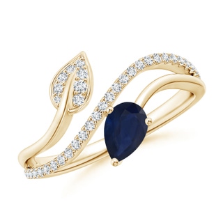 Pear A Blue Sapphire