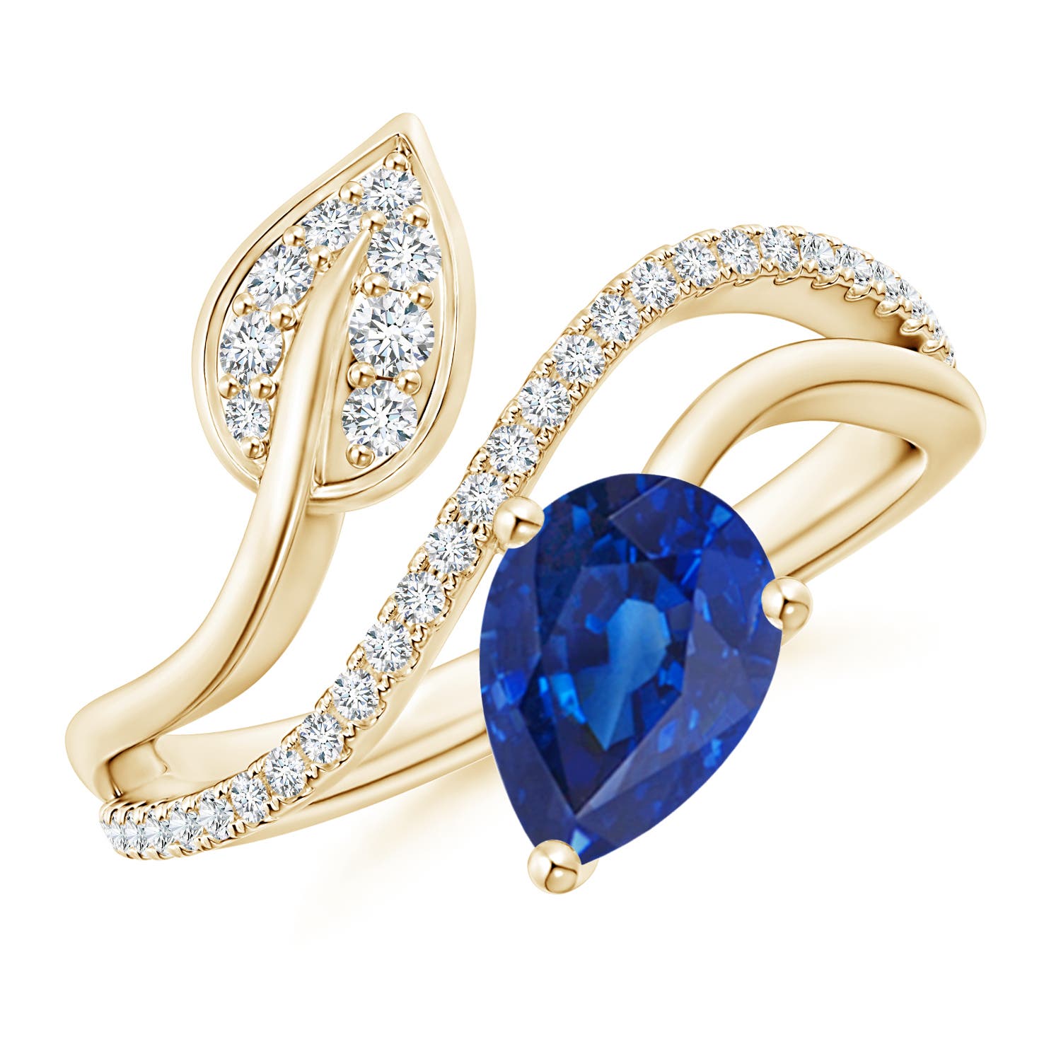 AAA - Blue Sapphire / 1.4 CT / 14 KT Yellow Gold