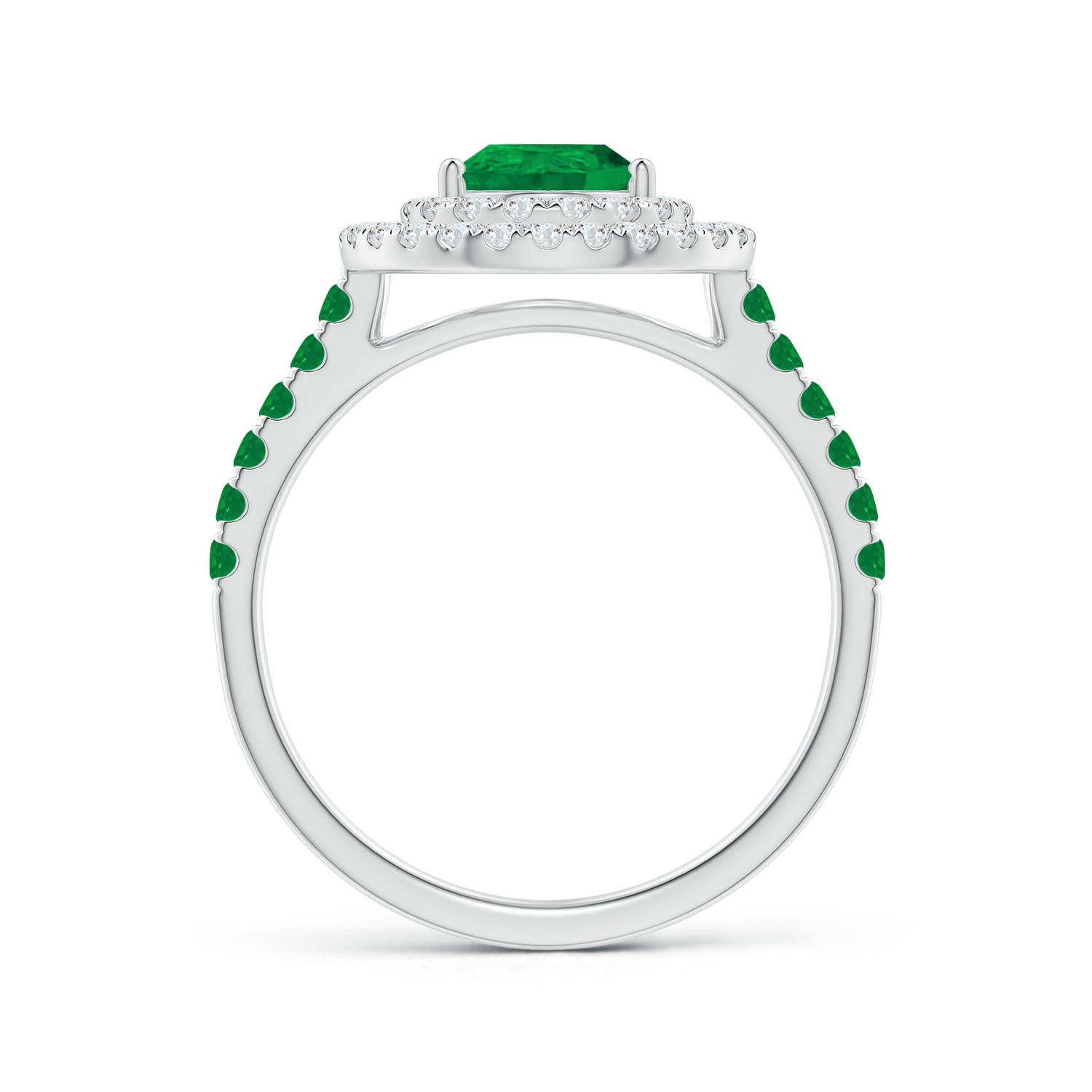 AA - Emerald / 1.57 CT / 14 KT White Gold