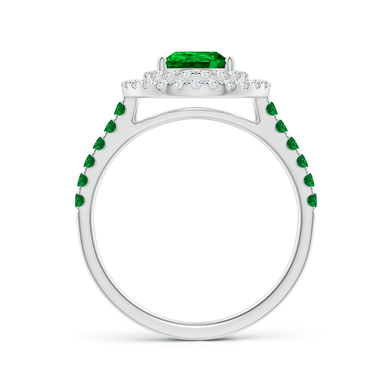 AAAA - Emerald / 1.57 CT / 14 KT White Gold