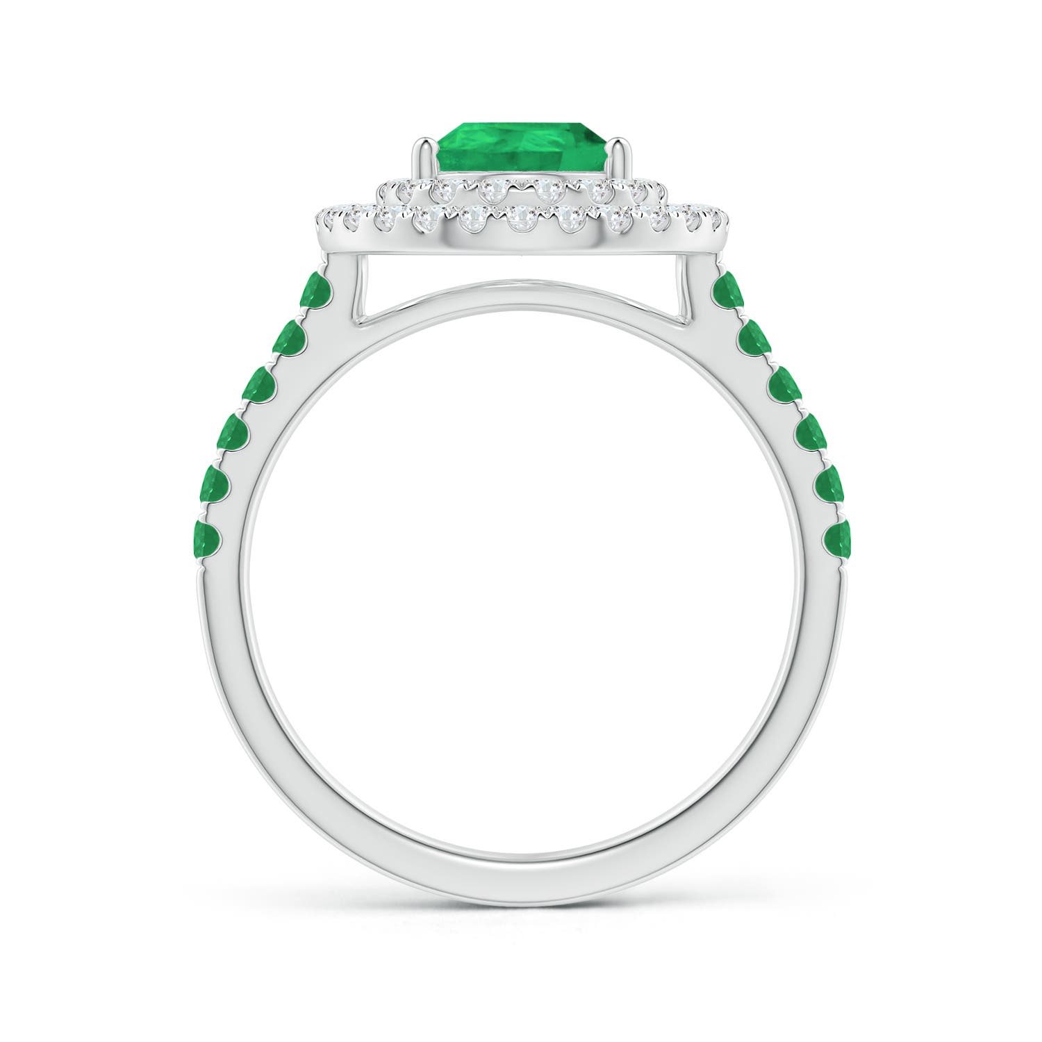 A - Emerald / 1.98 CT / 14 KT White Gold