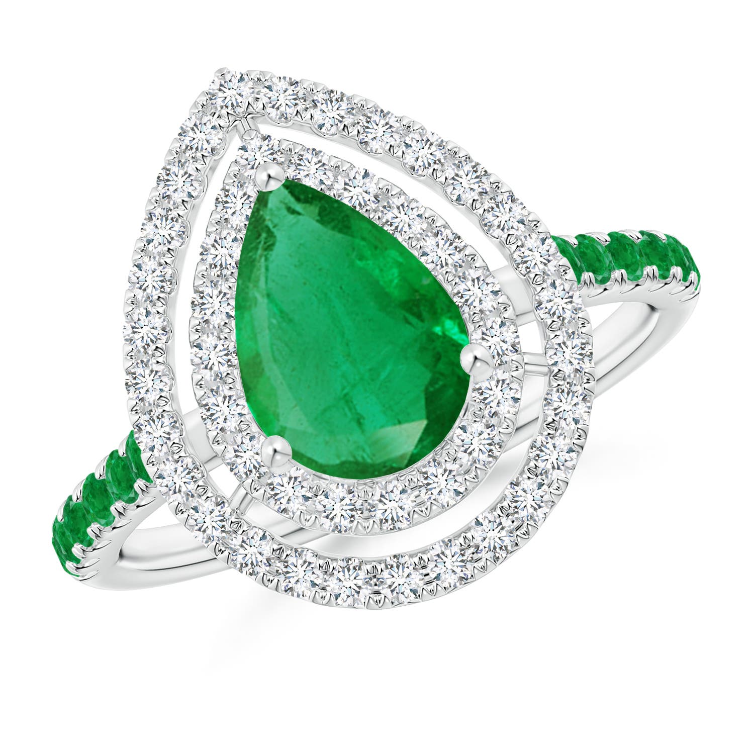 AA - Emerald / 1.98 CT / 14 KT White Gold