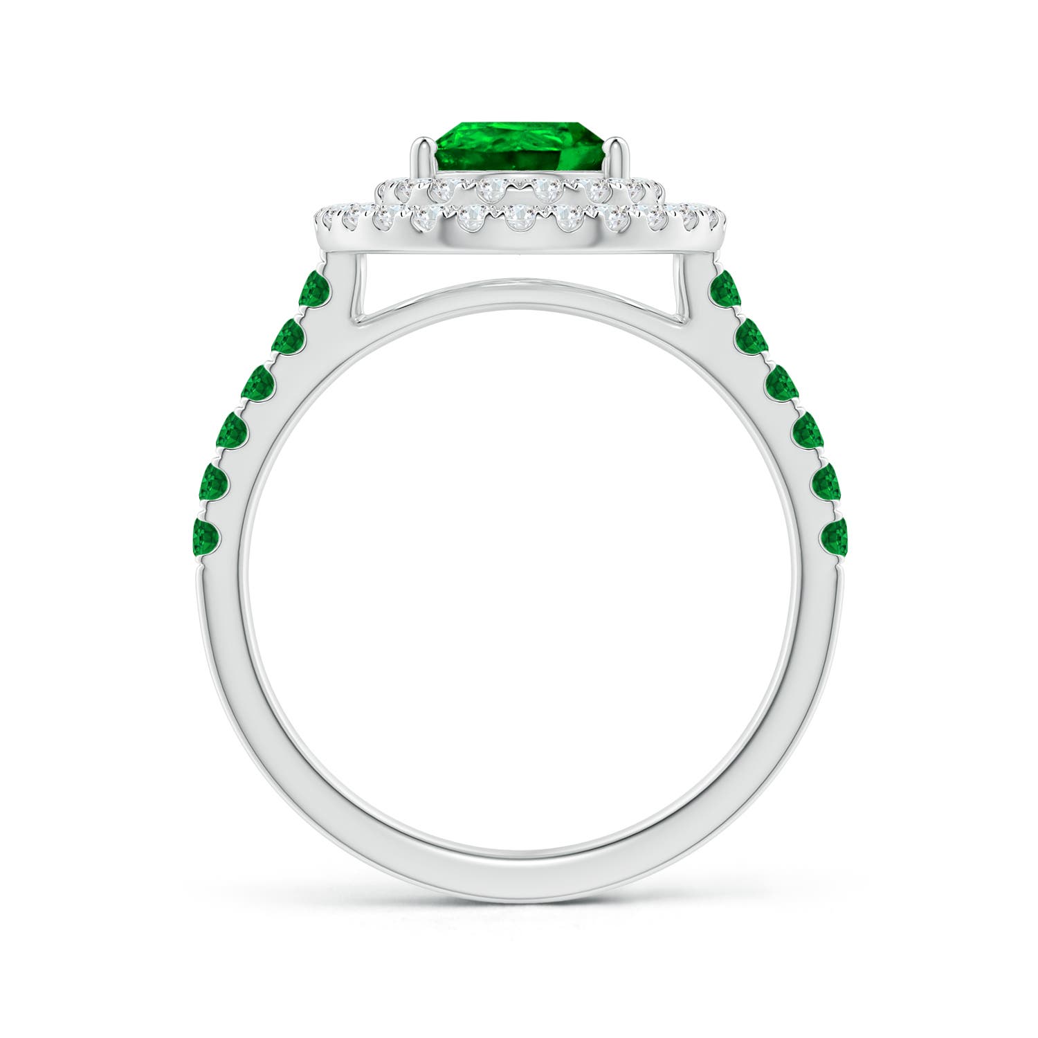 AAAA - Emerald / 1.98 CT / 14 KT White Gold