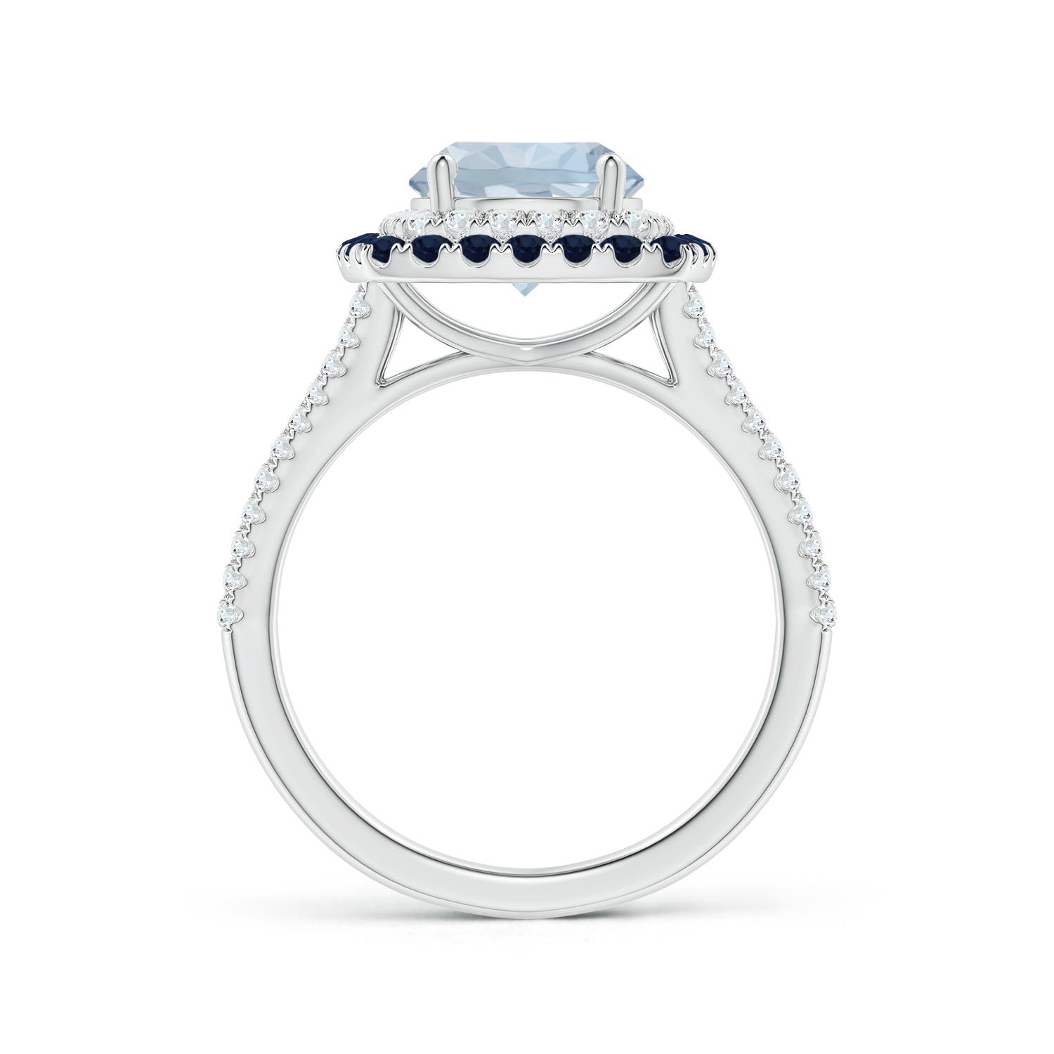 A - Aquamarine / 2.5 CT / 14 KT White Gold