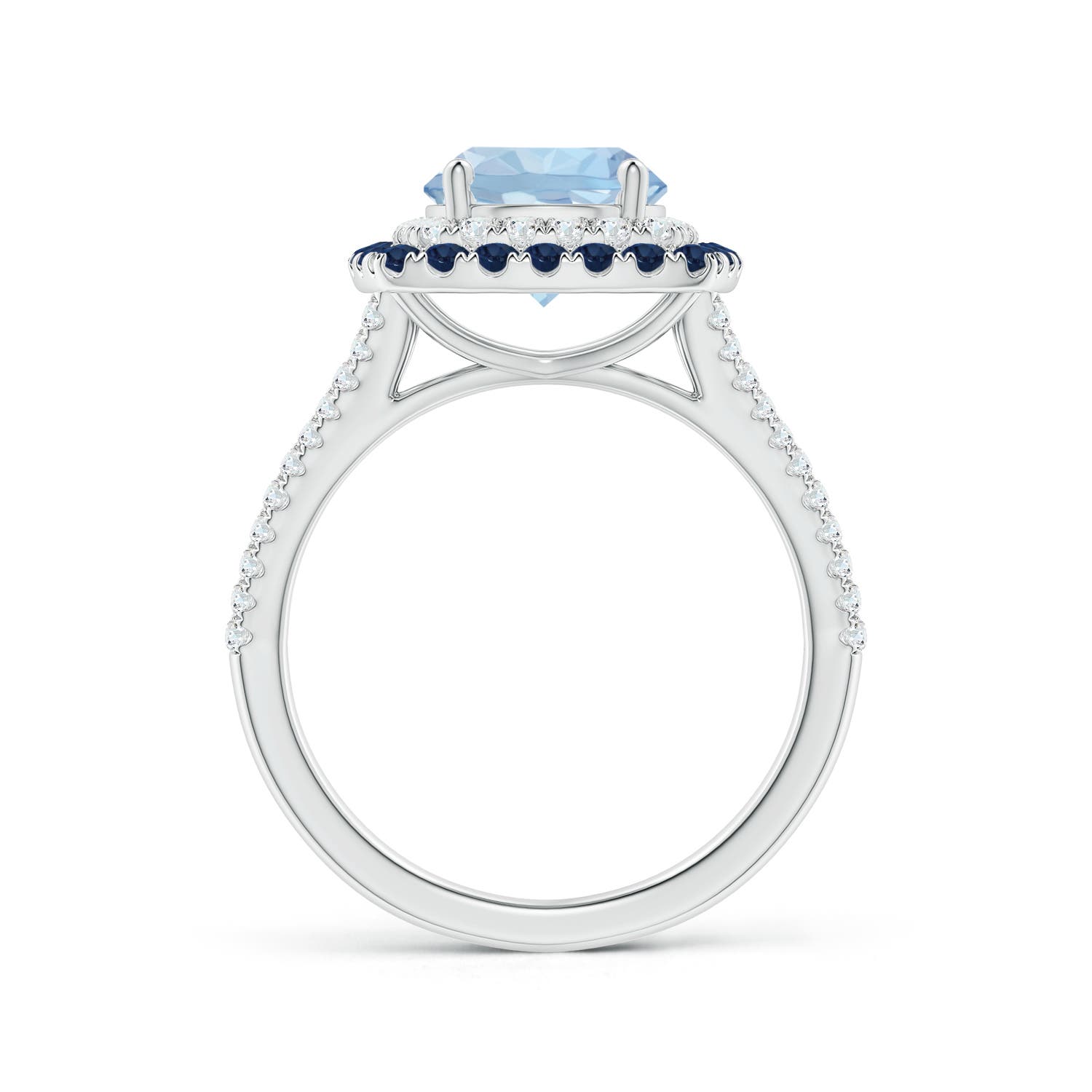 AA - Aquamarine / 2.5 CT / 14 KT White Gold