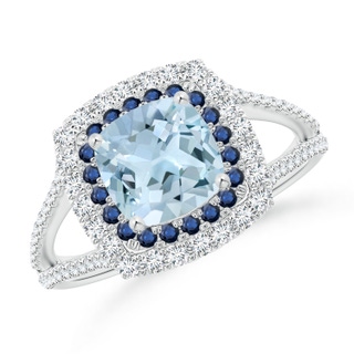 Cushion AA Aquamarine