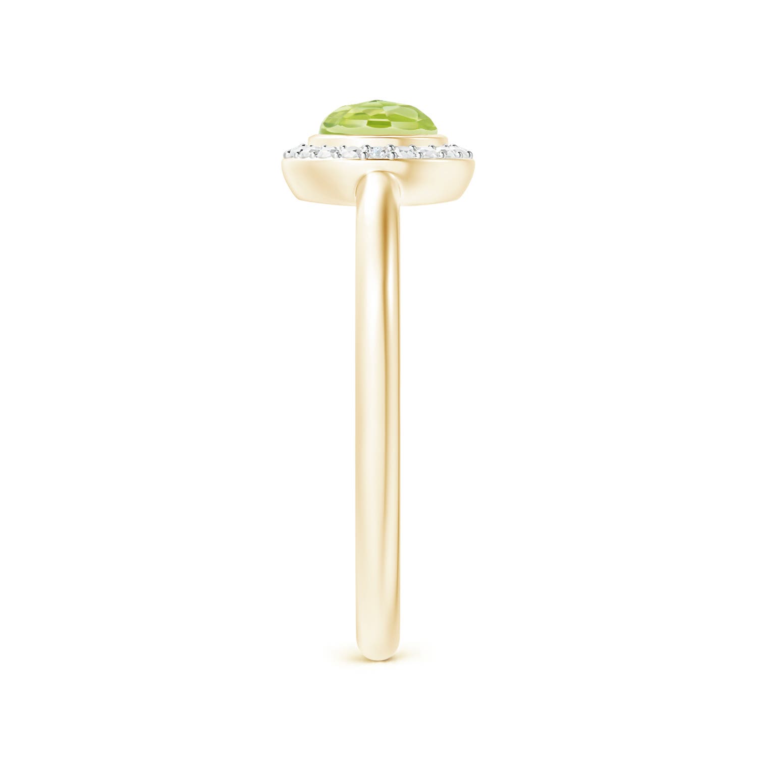 AAA - Peridot / 0.67 CT / 14 KT Yellow Gold