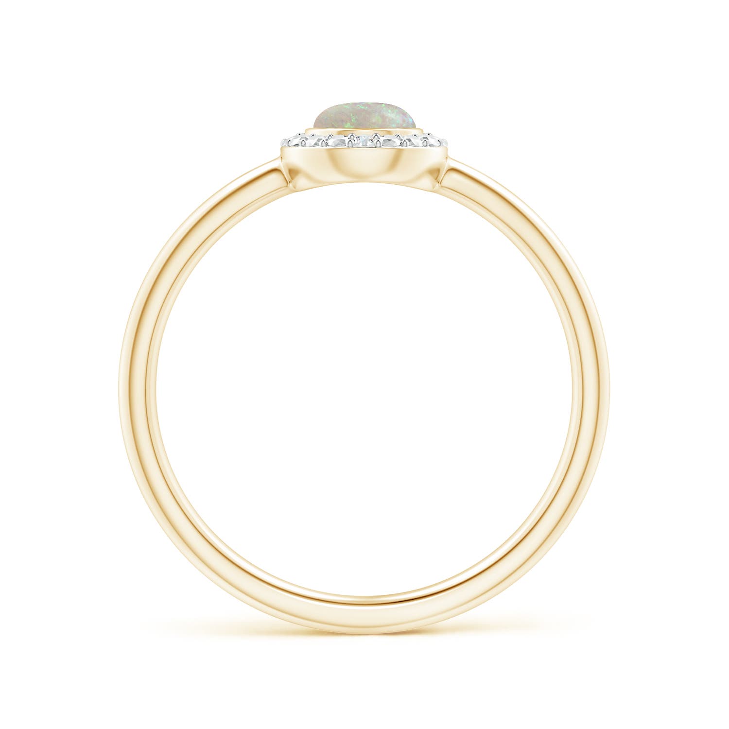 AAA - Opal / 0.28 CT / 14 KT Yellow Gold