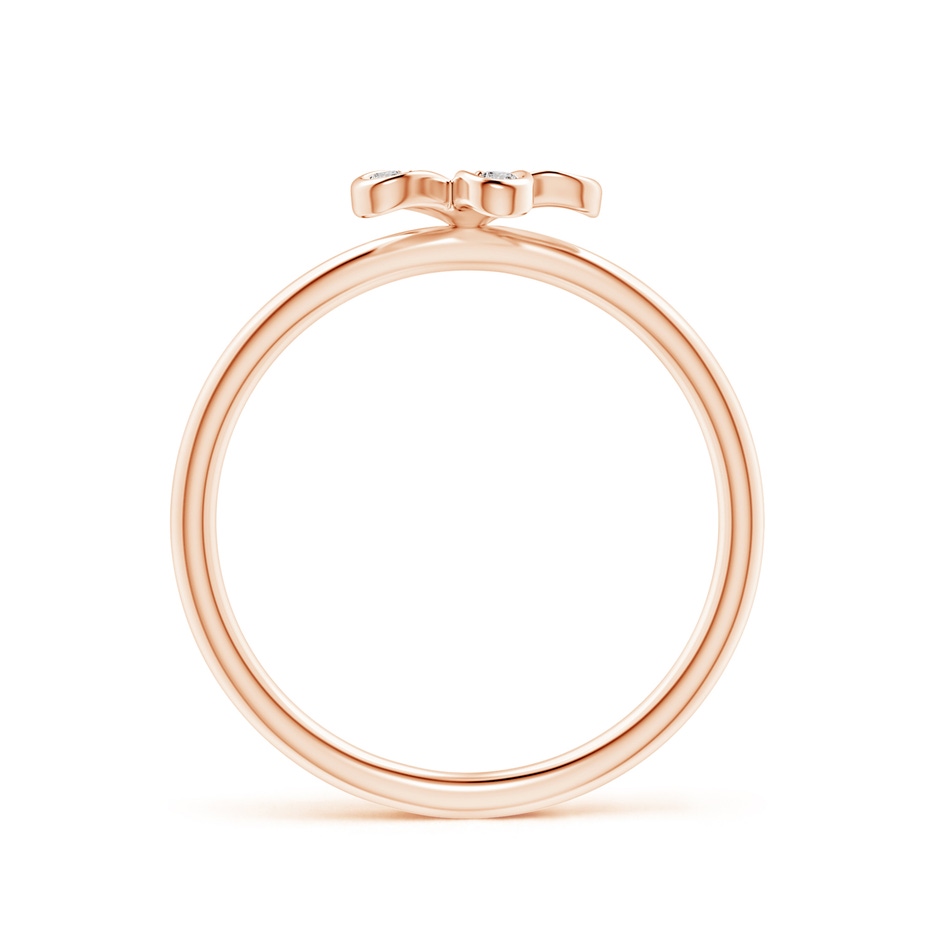 1.5mm IJI1I2 Pave-Set Diamond Daisy Ring in Rose Gold side 199