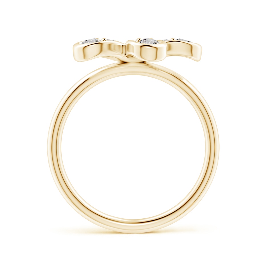 2.8mm IJI1I2 Pave-Set Diamond Daisy Ring in Yellow Gold side 199