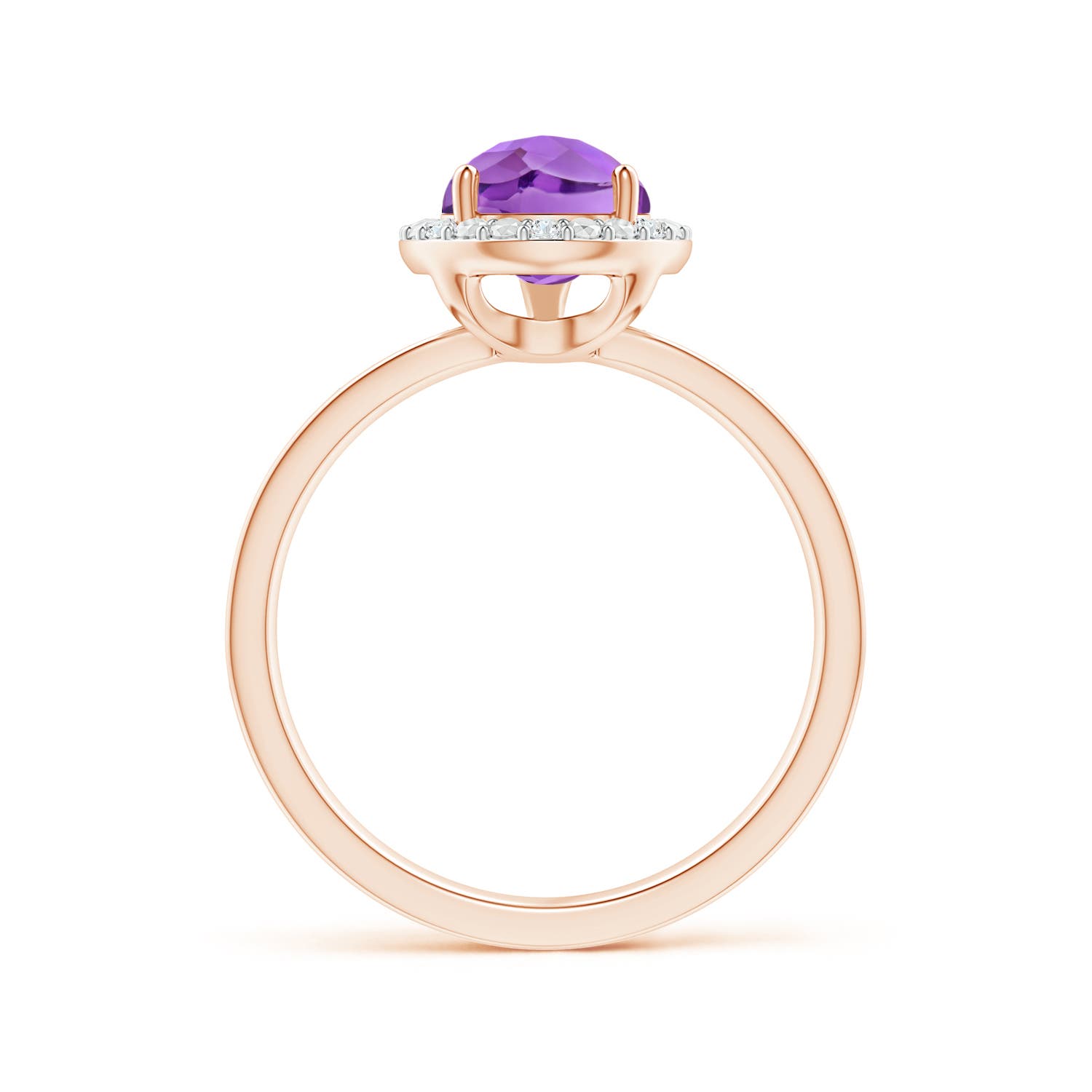 AA - Amethyst / 1.68 CT / 14 KT Rose Gold