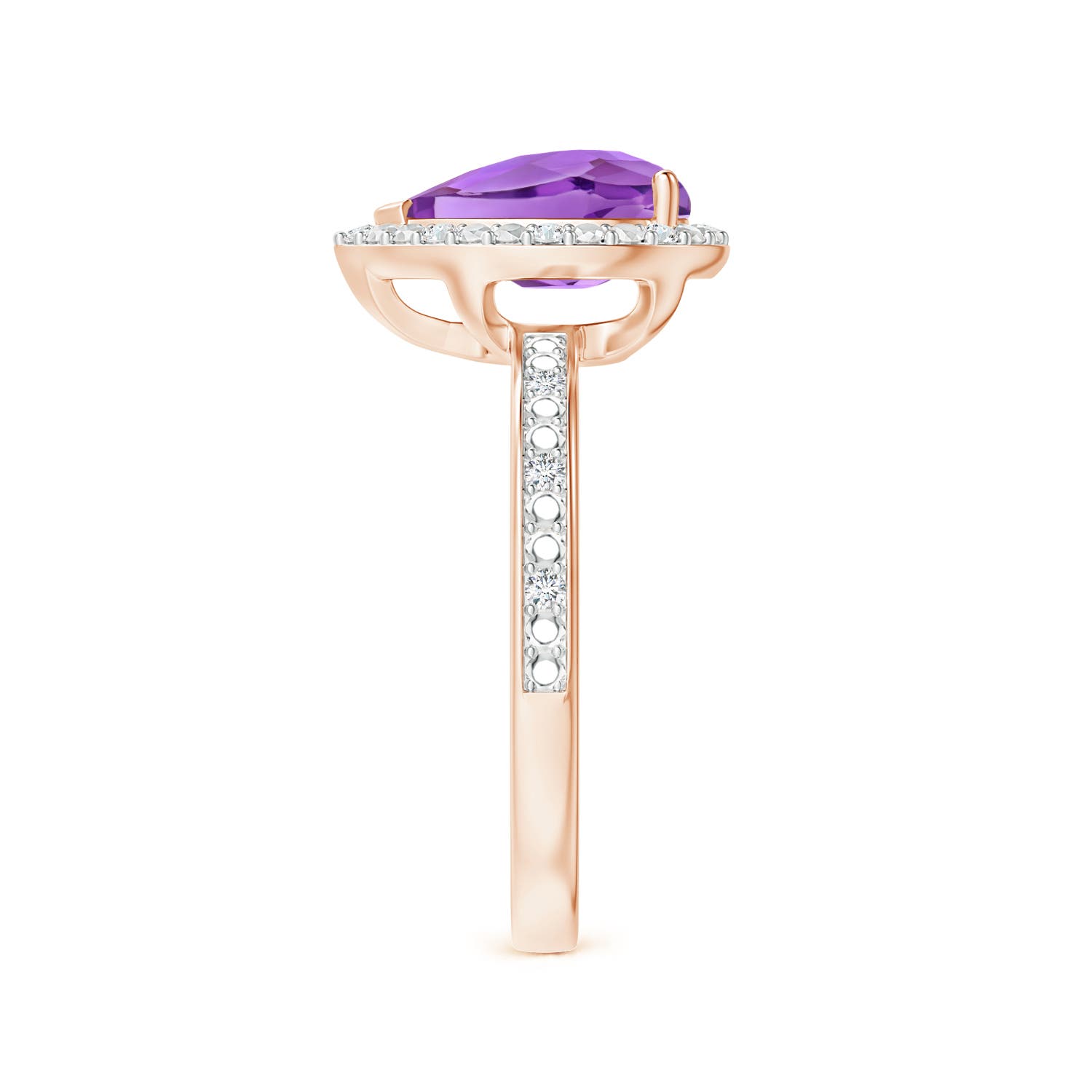 AA - Amethyst / 1.68 CT / 14 KT Rose Gold