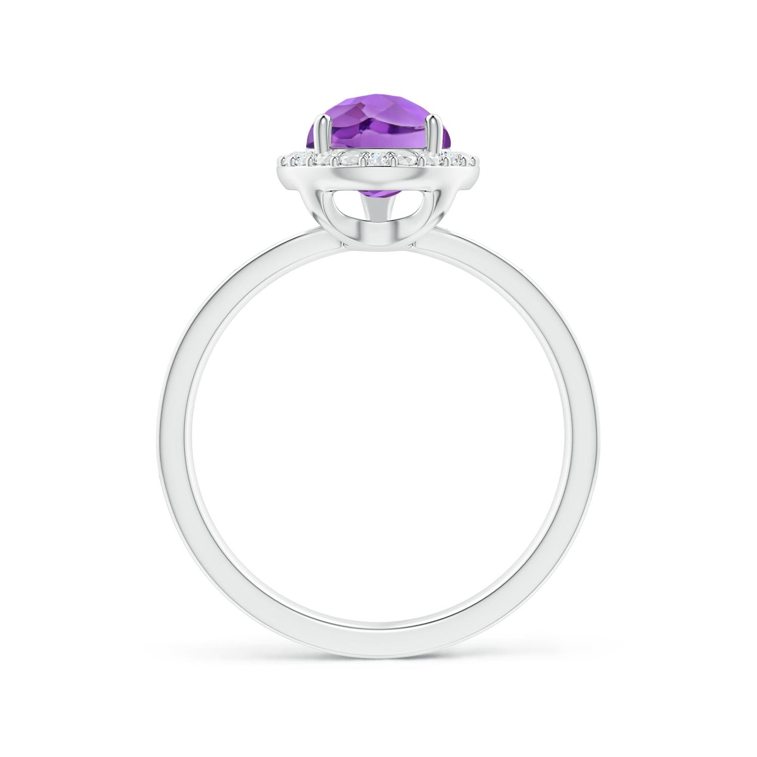 AA - Amethyst / 1.68 CT / 14 KT White Gold