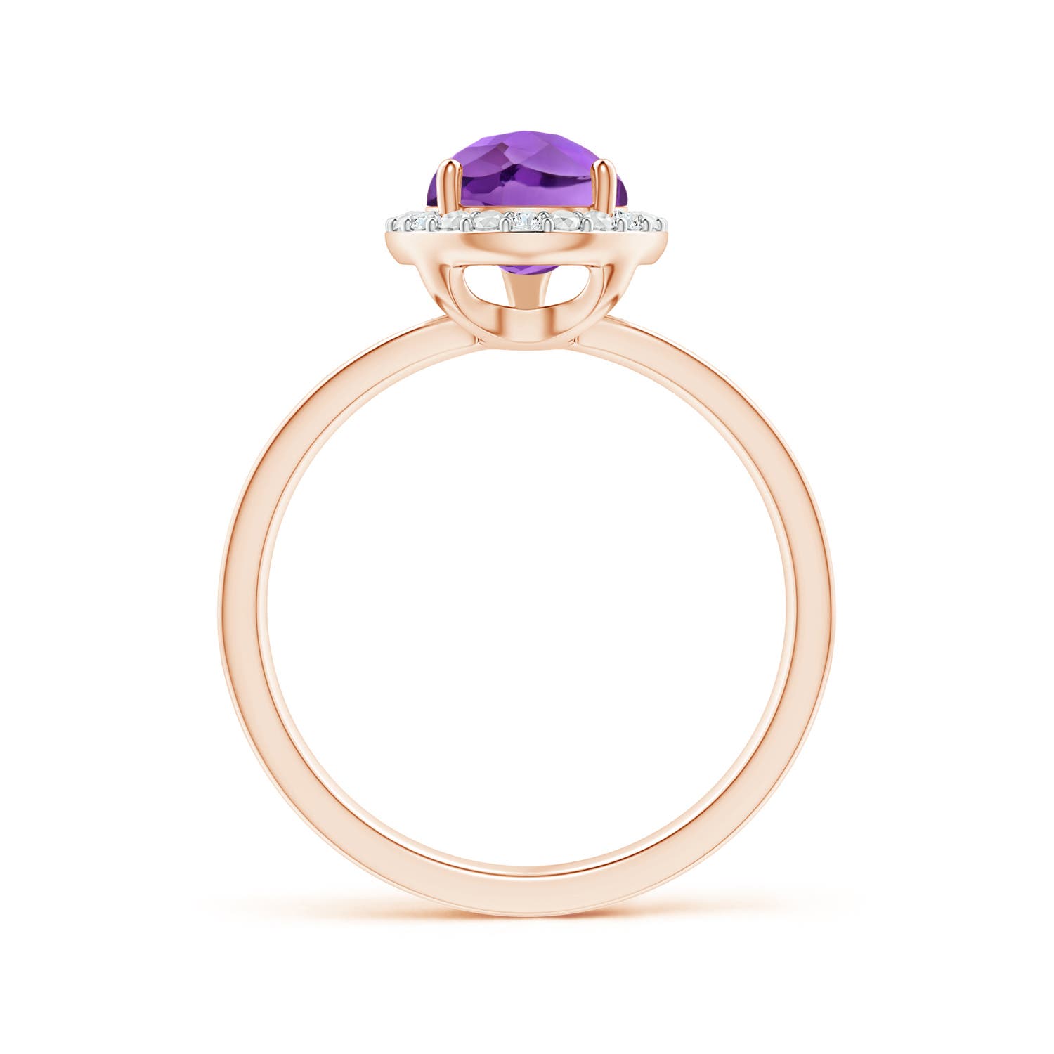 AAA - Amethyst / 1.68 CT / 14 KT Rose Gold