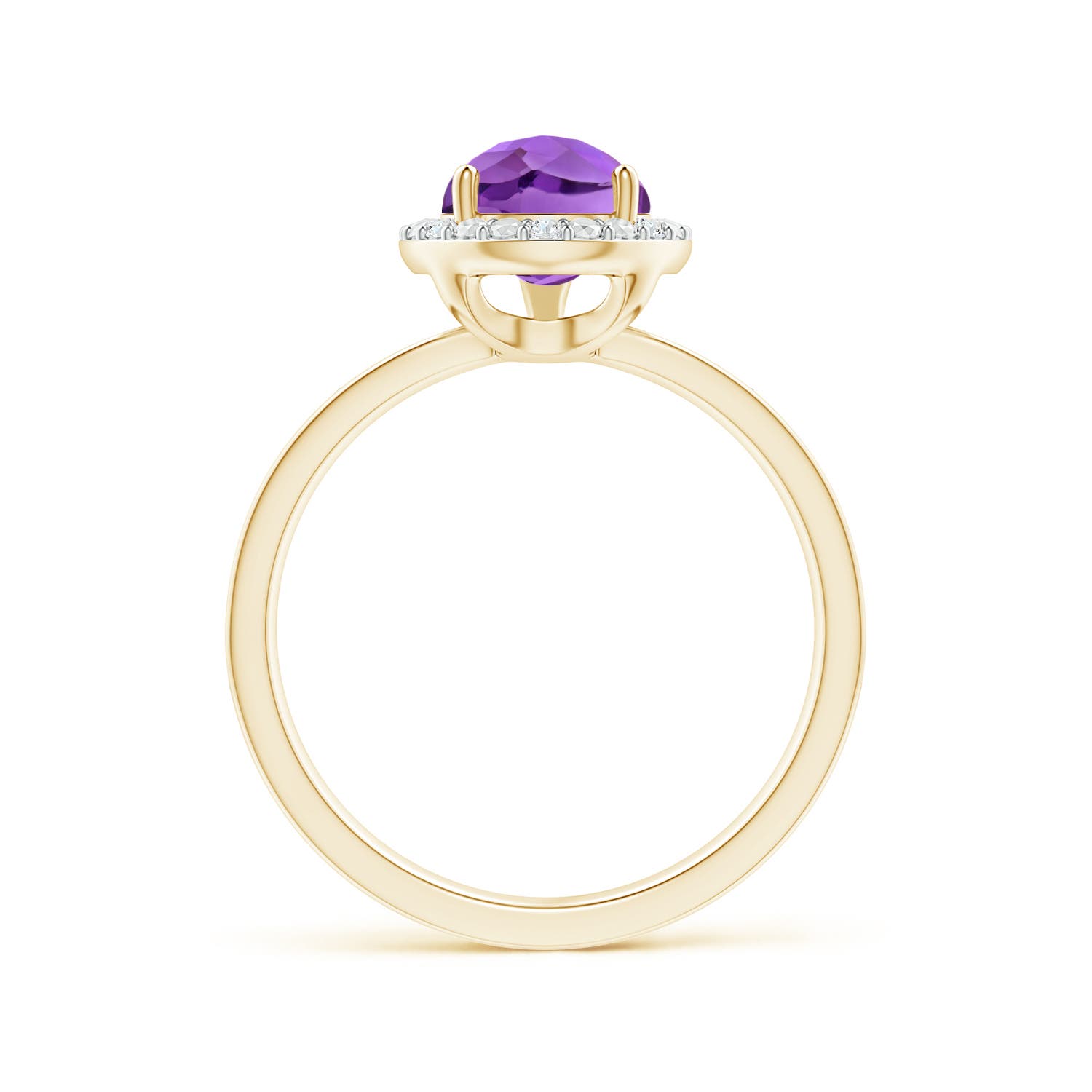 AAA - Amethyst / 1.68 CT / 14 KT Yellow Gold