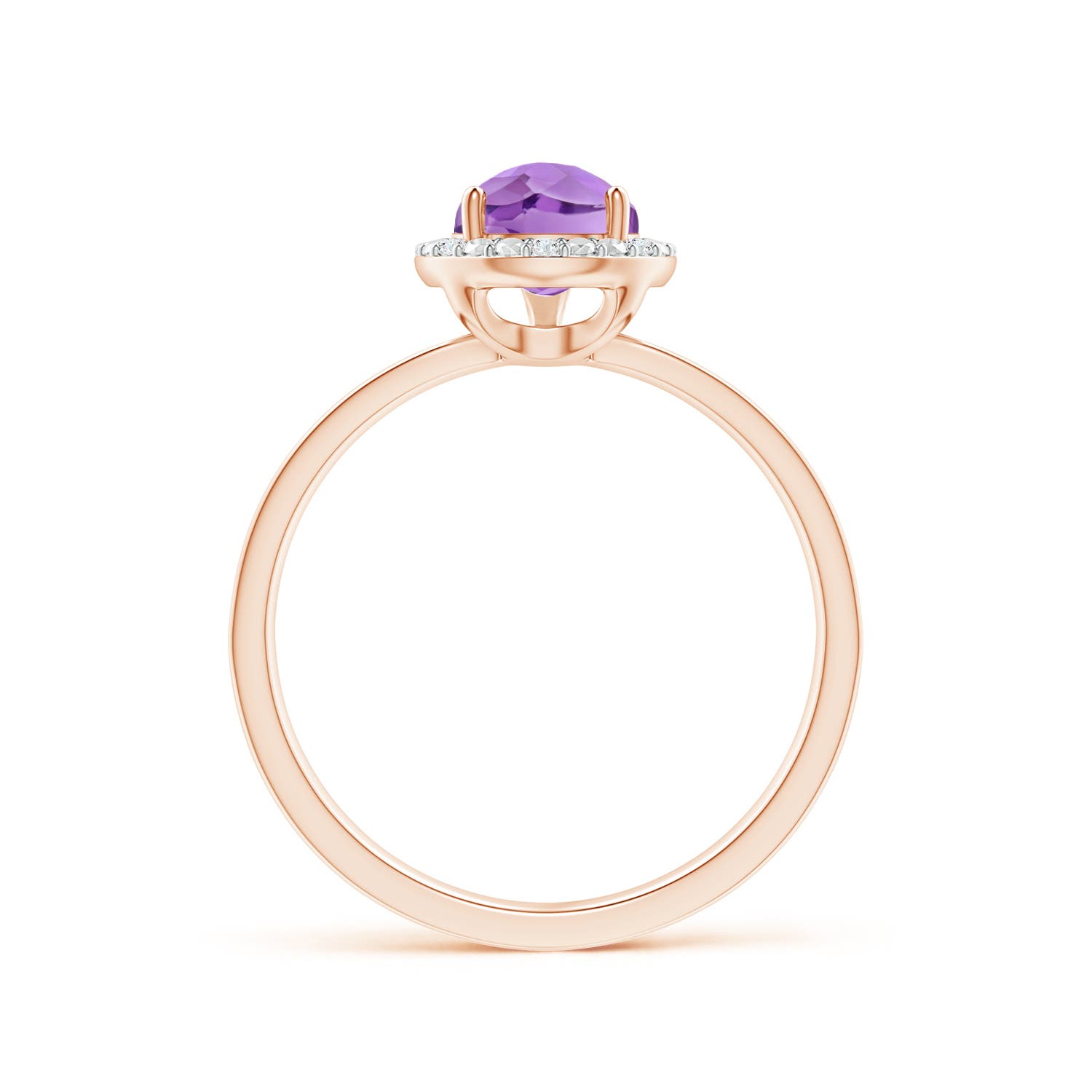 A - Amethyst / 1.26 CT / 14 KT Rose Gold