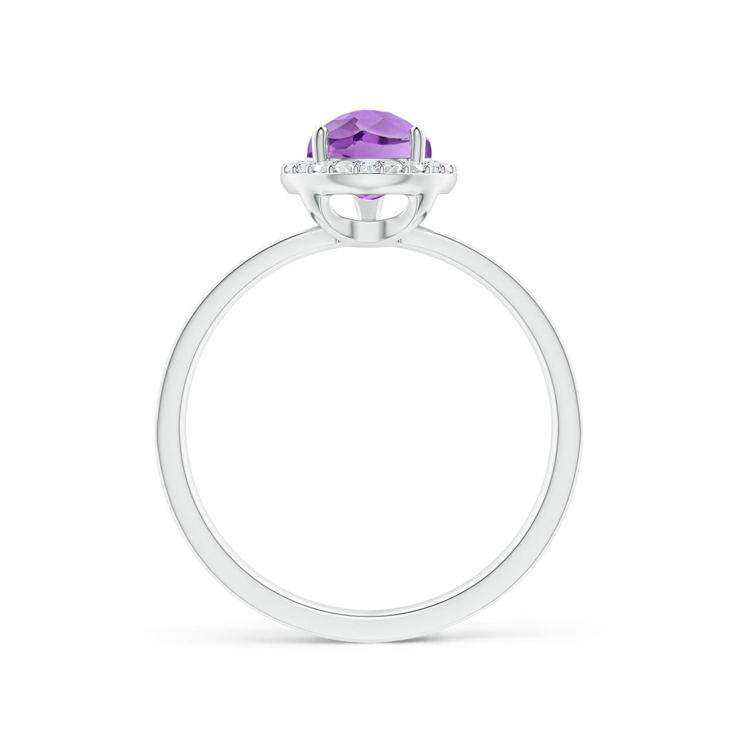 A - Amethyst / 1.26 CT / 14 KT White Gold