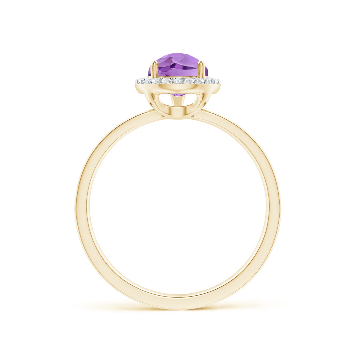 A - Amethyst / 1.26 CT / 14 KT Yellow Gold