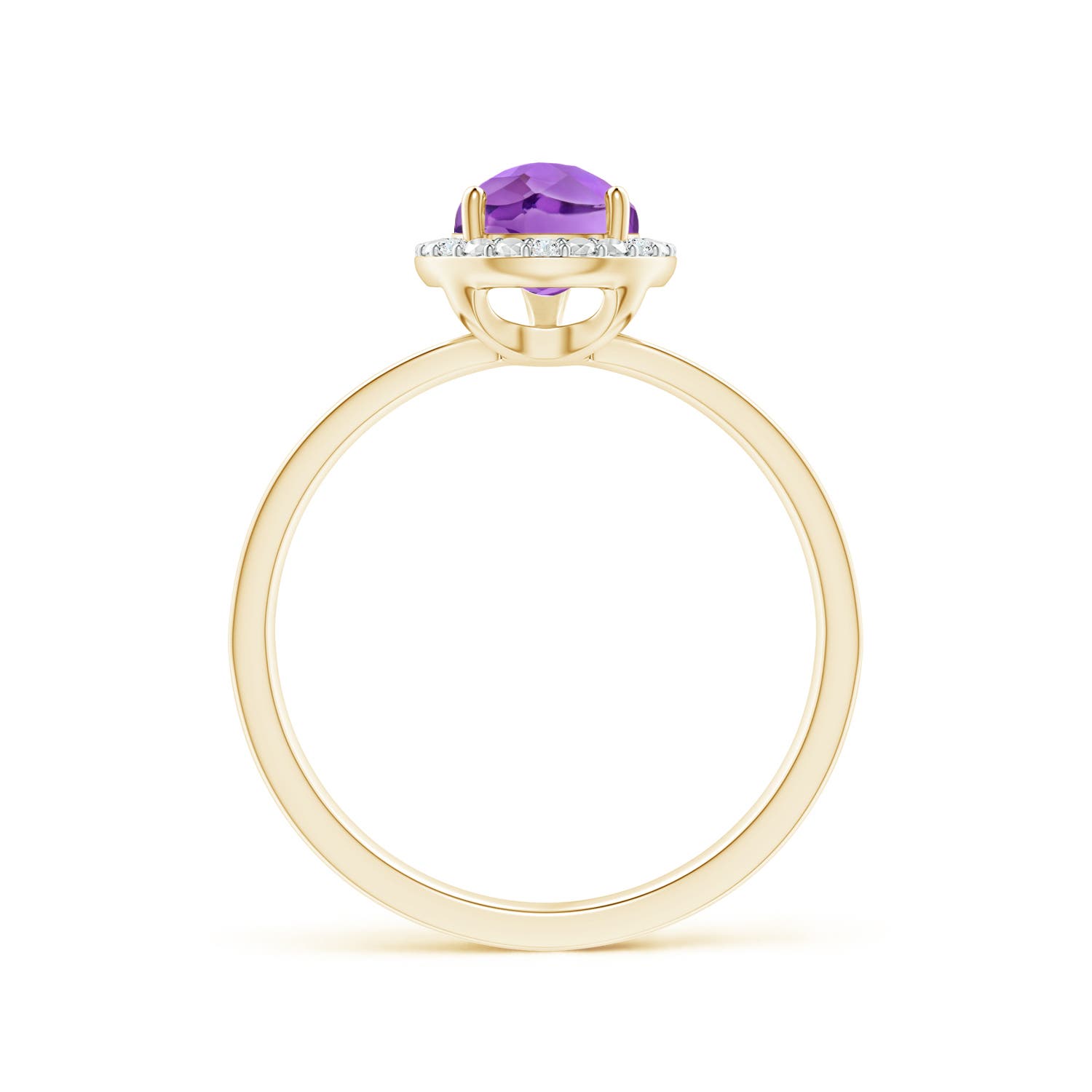 AA - Amethyst / 1.26 CT / 14 KT Yellow Gold