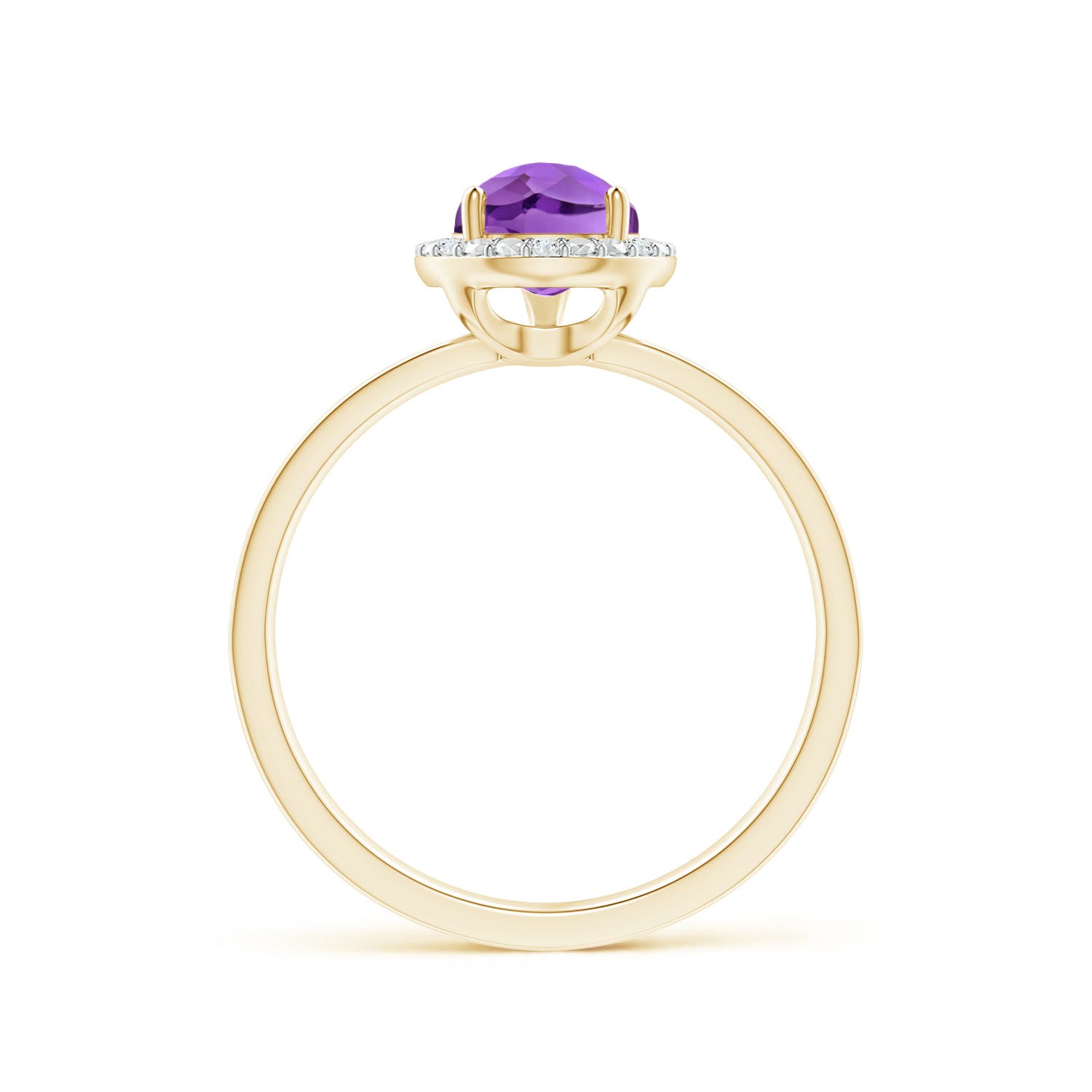 AAA - Amethyst / 1.26 CT / 14 KT Yellow Gold