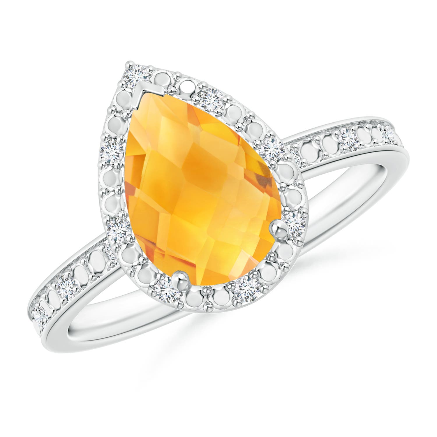 A - Citrine / 1.98 CT / 14 KT White Gold