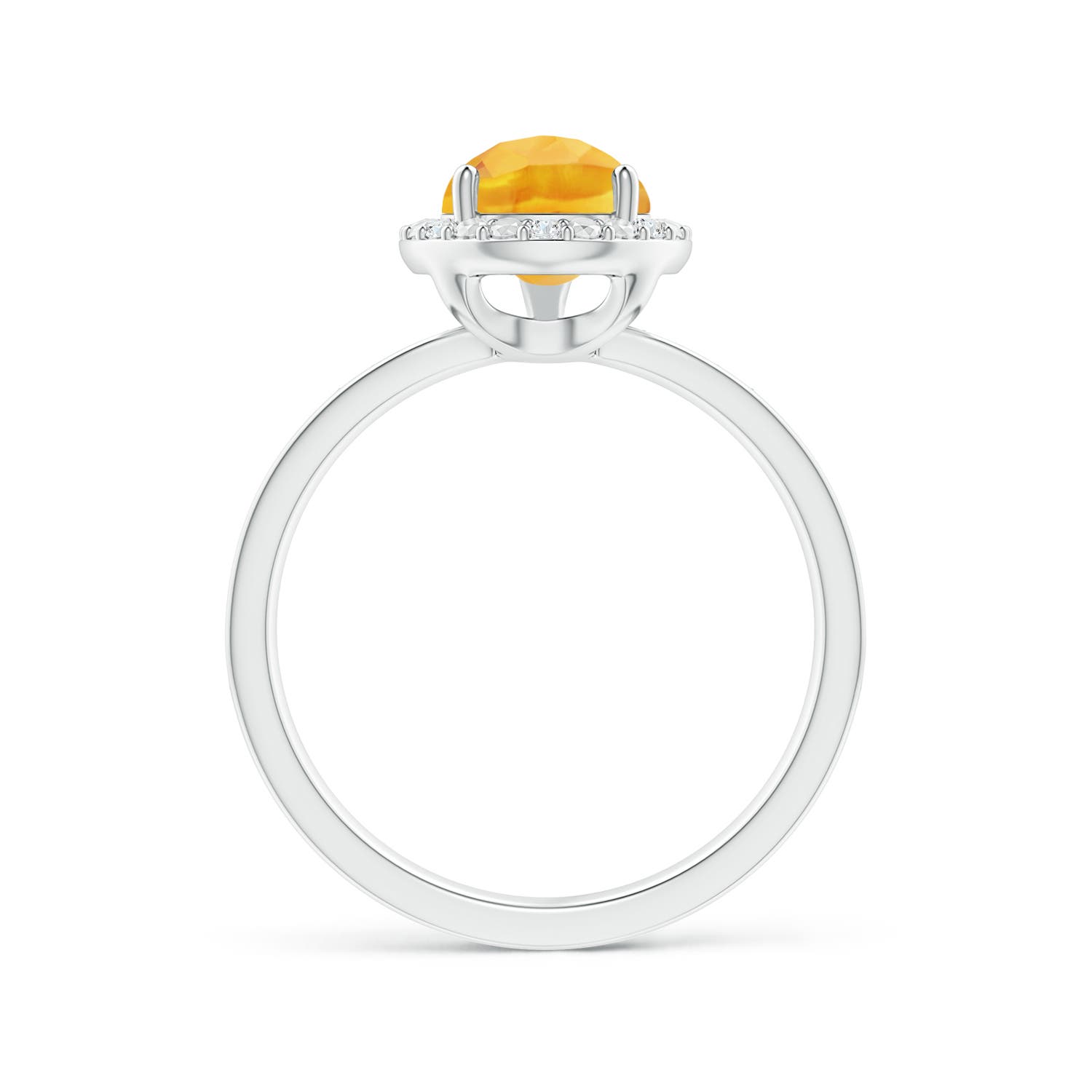 A - Citrine / 1.98 CT / 14 KT White Gold