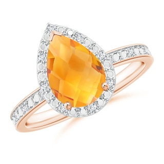 Pear AA Citrine