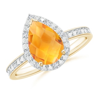Pear AA Citrine
