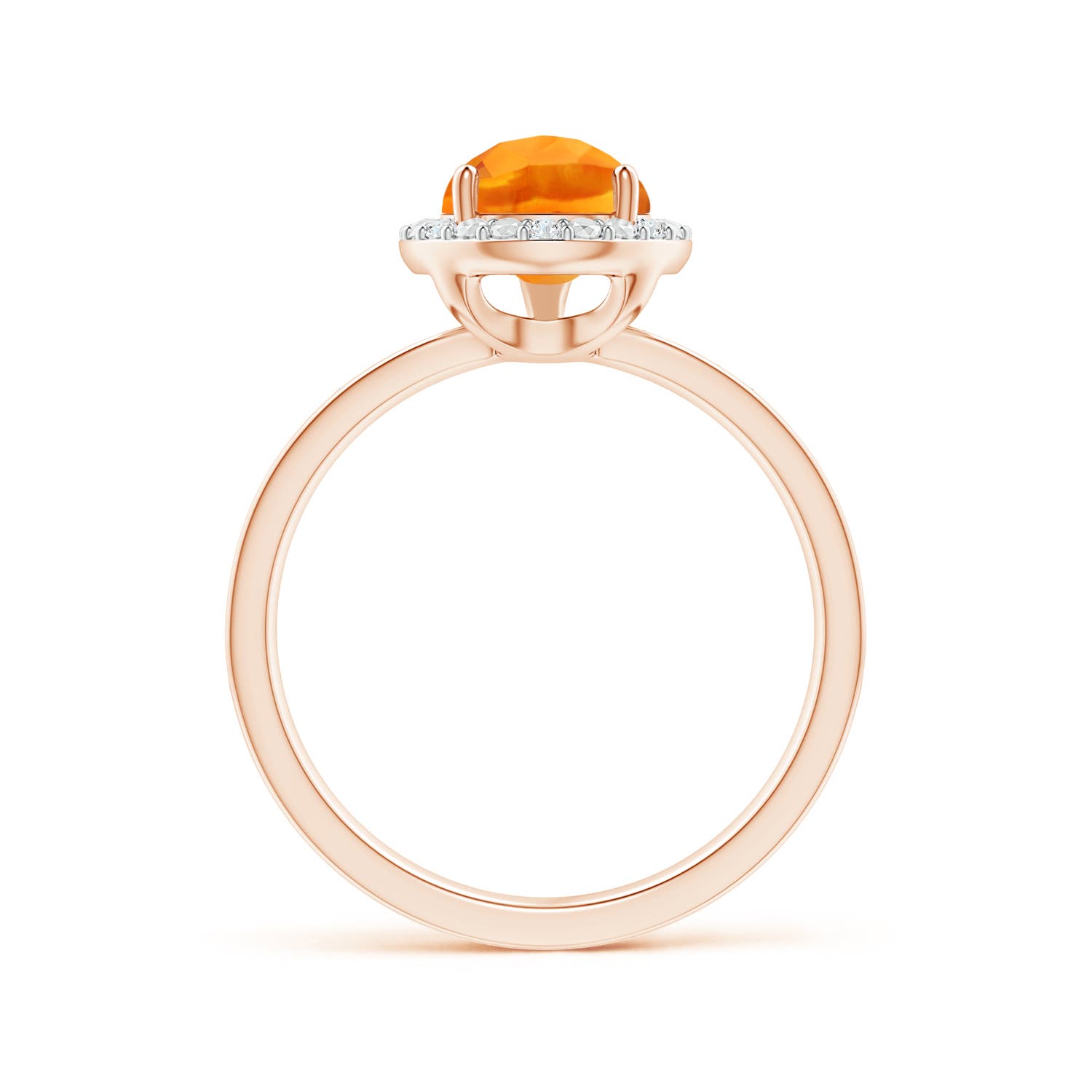 AAA - Citrine / 1.98 CT / 14 KT Rose Gold