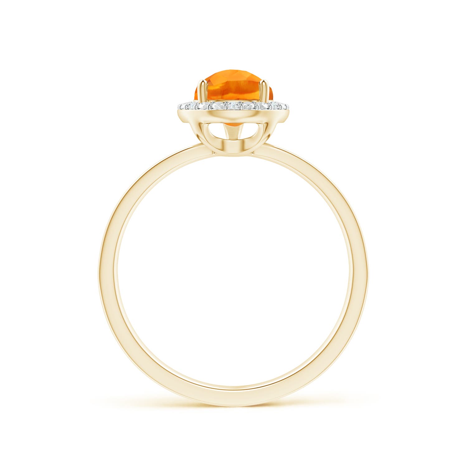 AAA - Citrine / 1.26 CT / 14 KT Yellow Gold