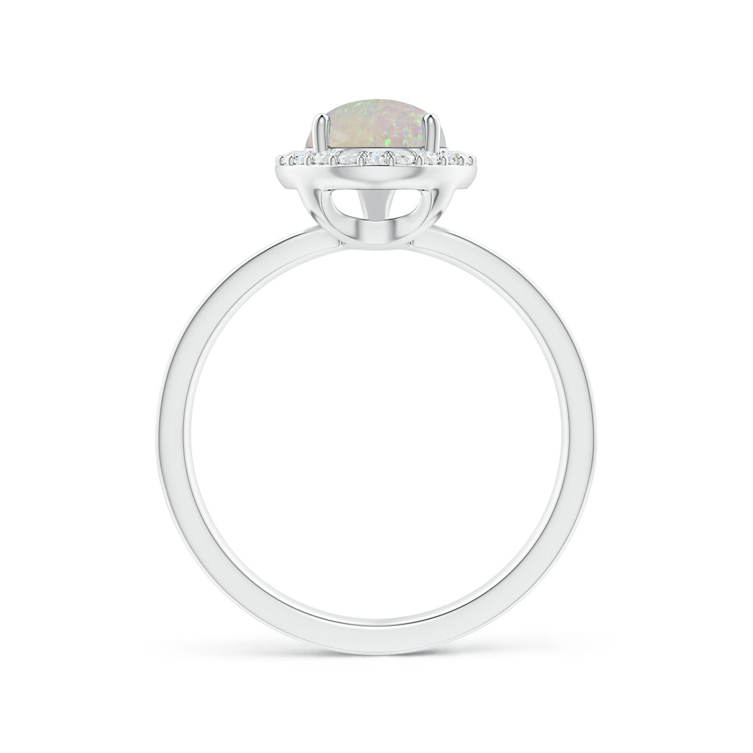 AA - Opal / 1.23 CT / 14 KT White Gold