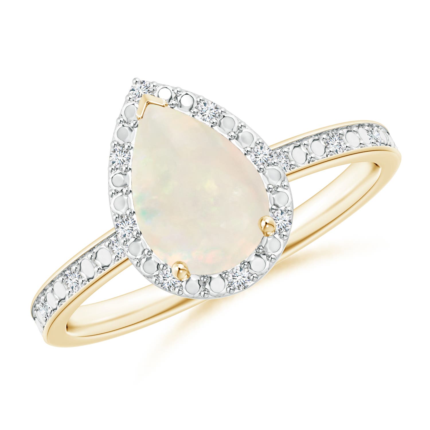 A - Opal / 0.86 CT / 14 KT Yellow Gold