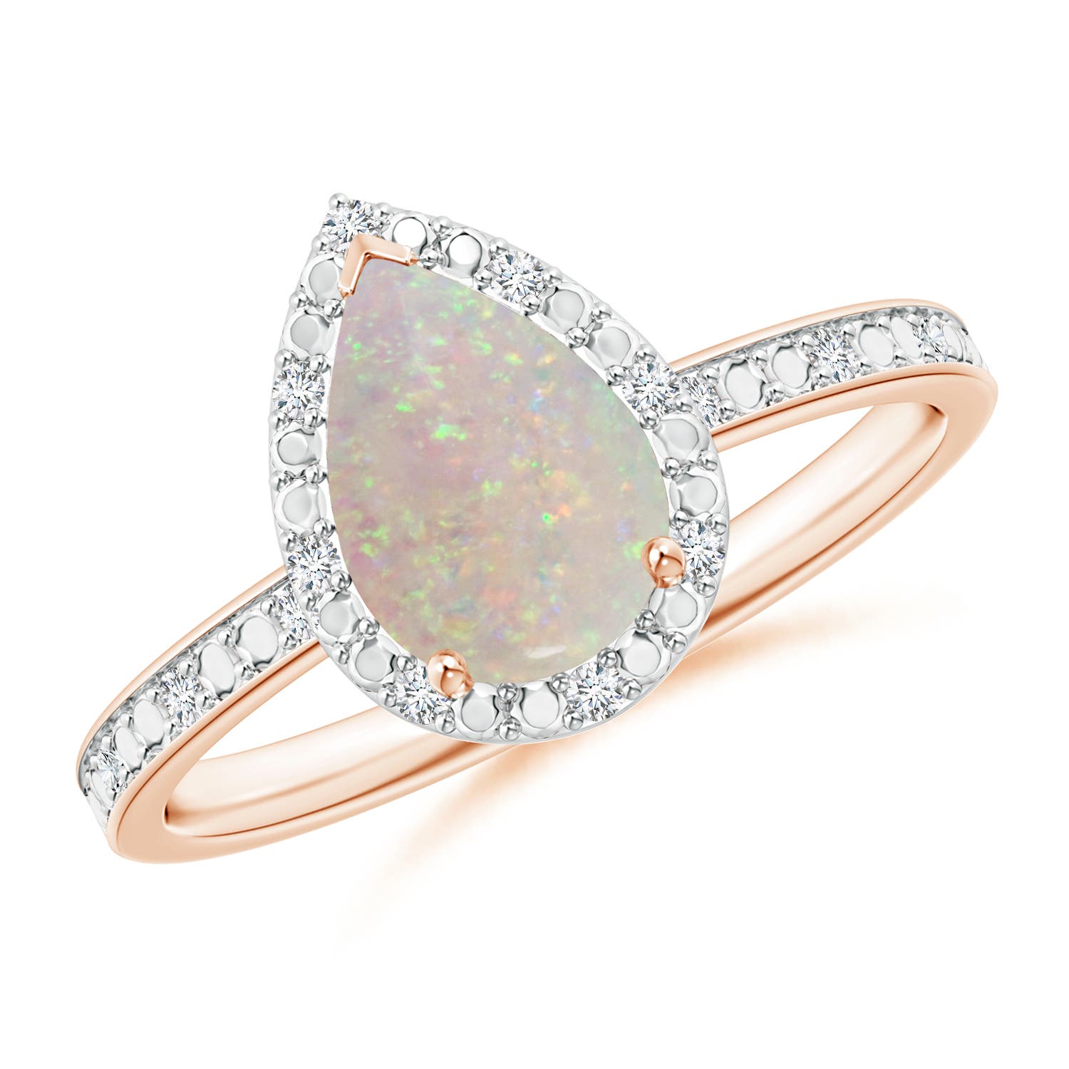 AA - Opal / 0.86 CT / 14 KT Rose Gold