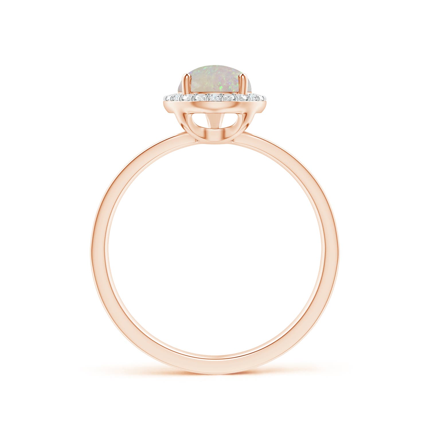 AA - Opal / 0.86 CT / 14 KT Rose Gold