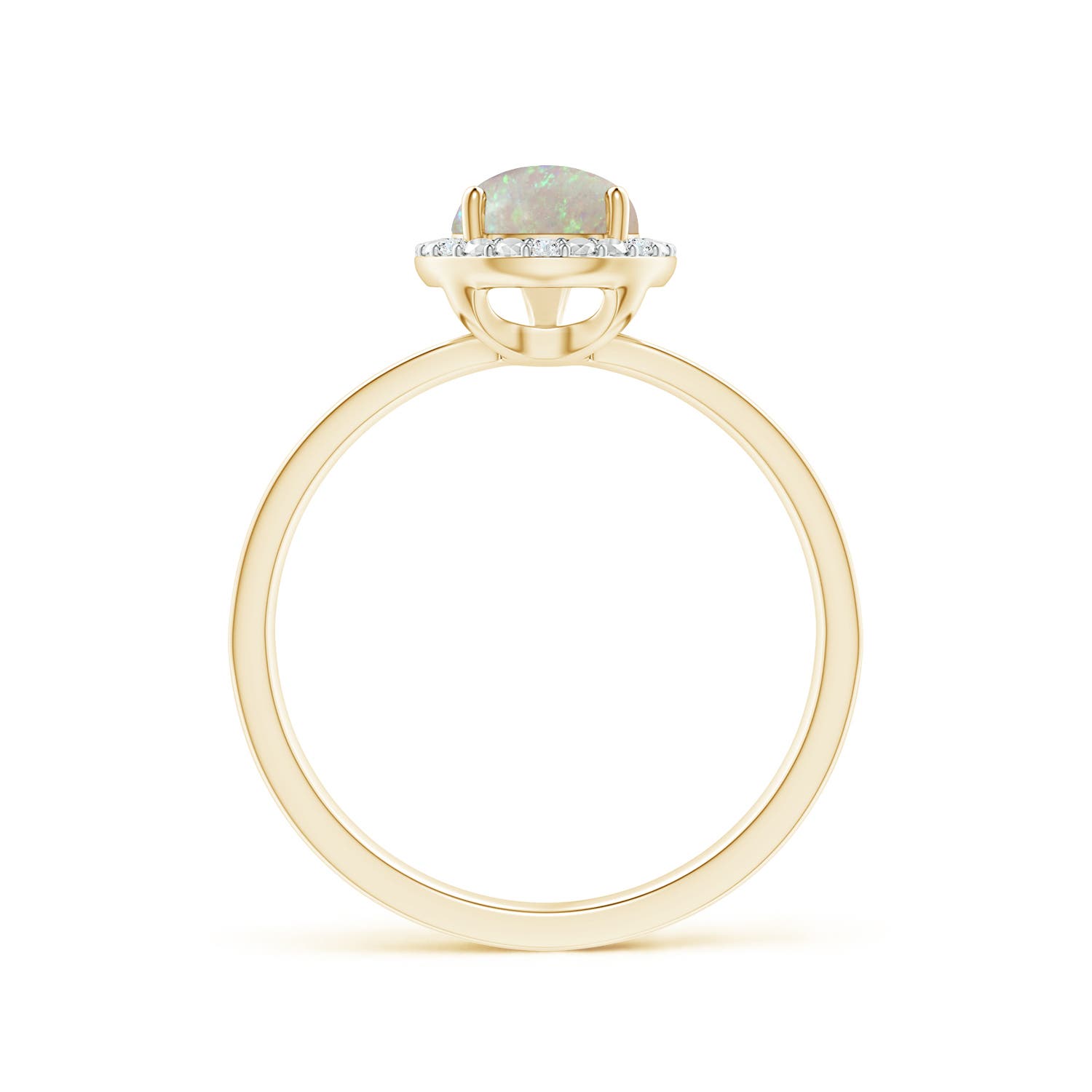 AAA - Opal / 0.86 CT / 14 KT Yellow Gold