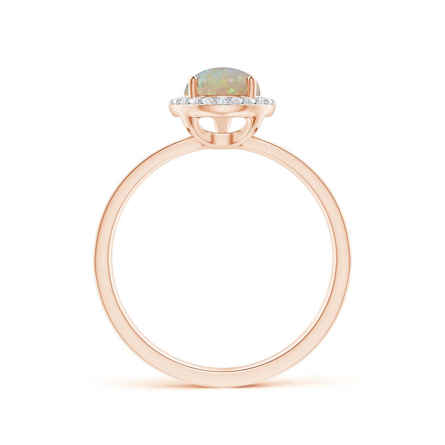 AAAA - Opal / 0.86 CT / 14 KT Rose Gold