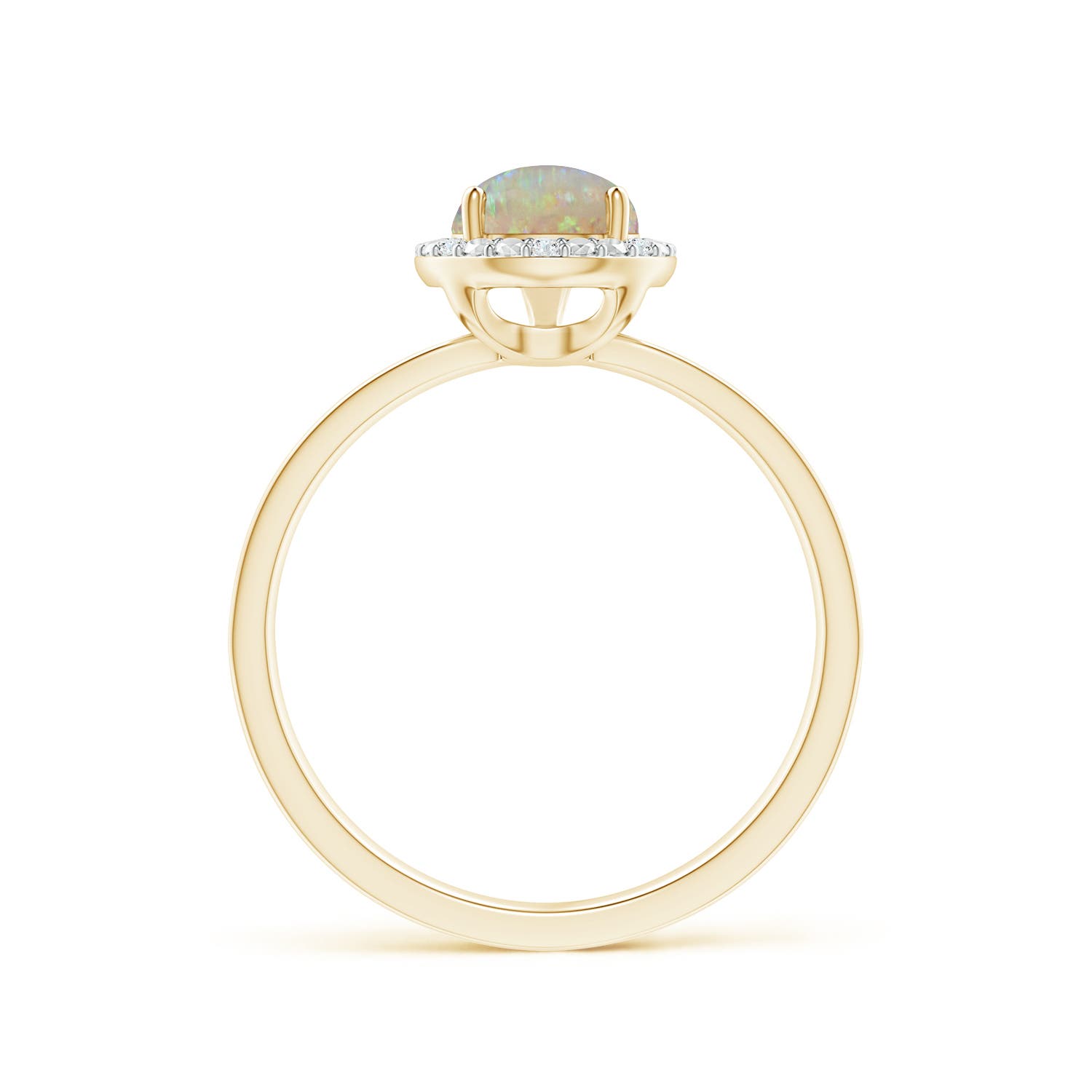 AAAA - Opal / 0.86 CT / 14 KT Yellow Gold