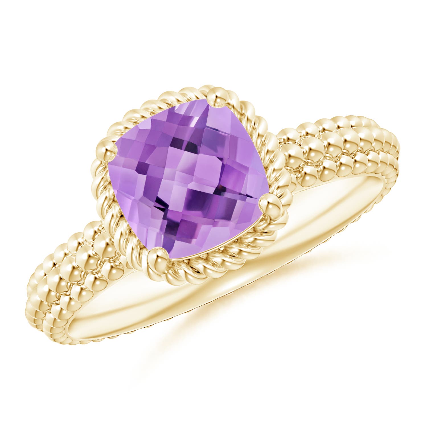 A - Amethyst / 1.35 CT / 14 KT Yellow Gold